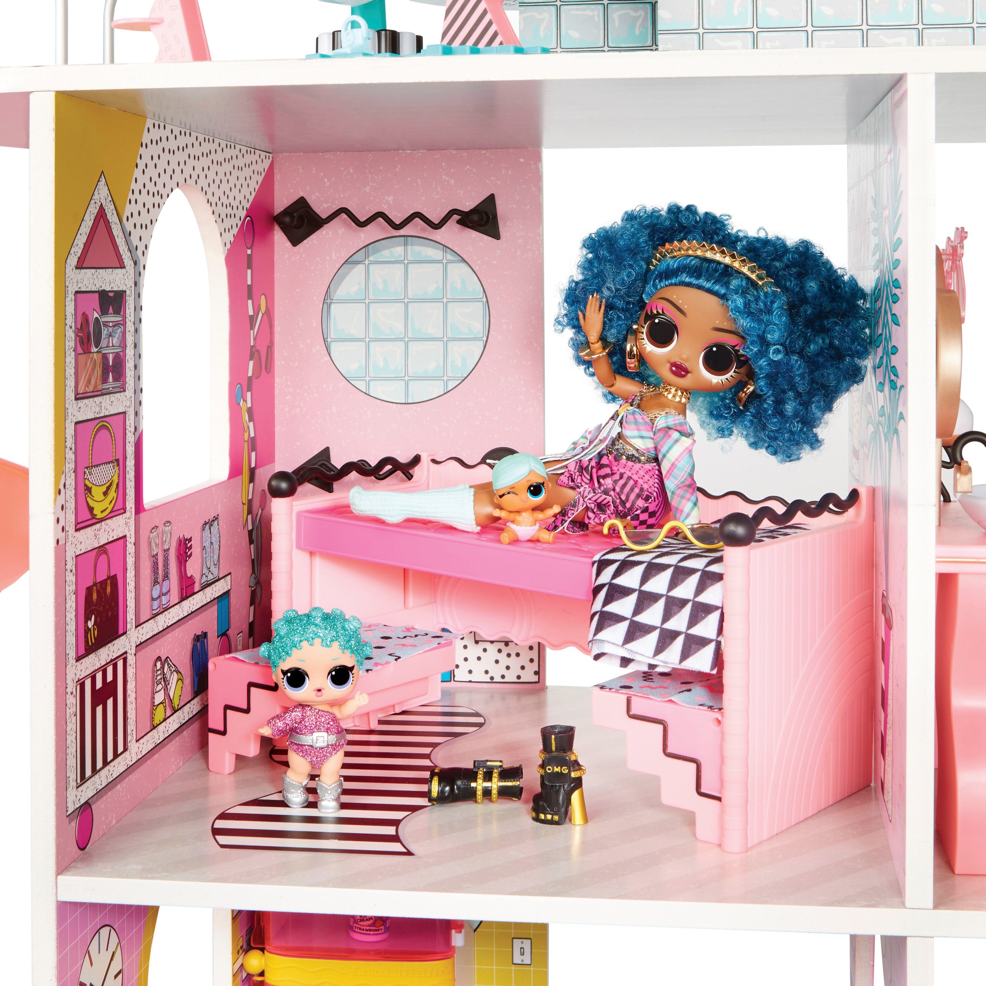 L.O.L. SURPRISE! Poppenhuis L.O.L. Surprise Fashion House inclusief meubelen en accessoires