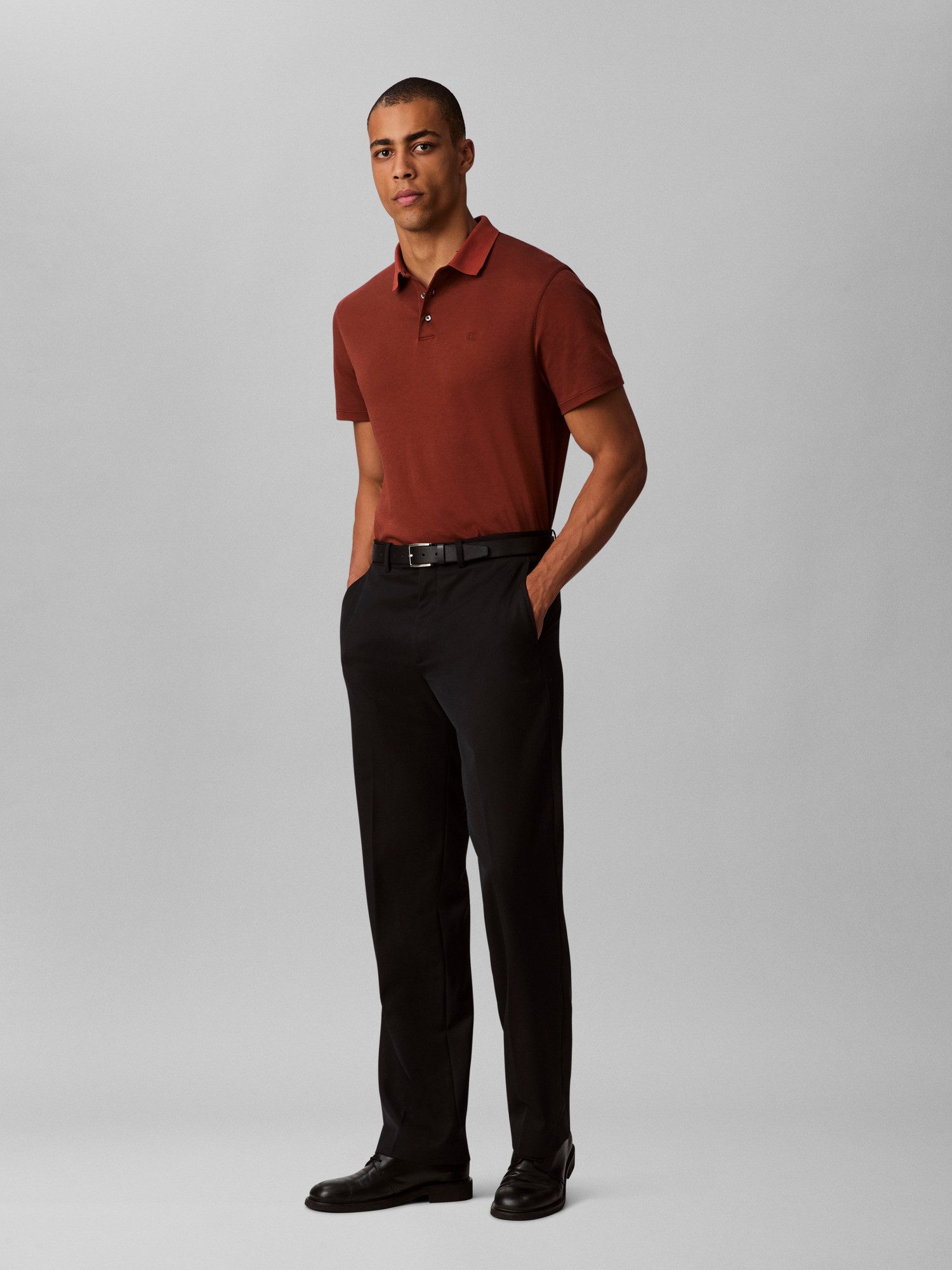 Calvin Klein Poloshirt SS SUPIMA CHEST EMB POLO