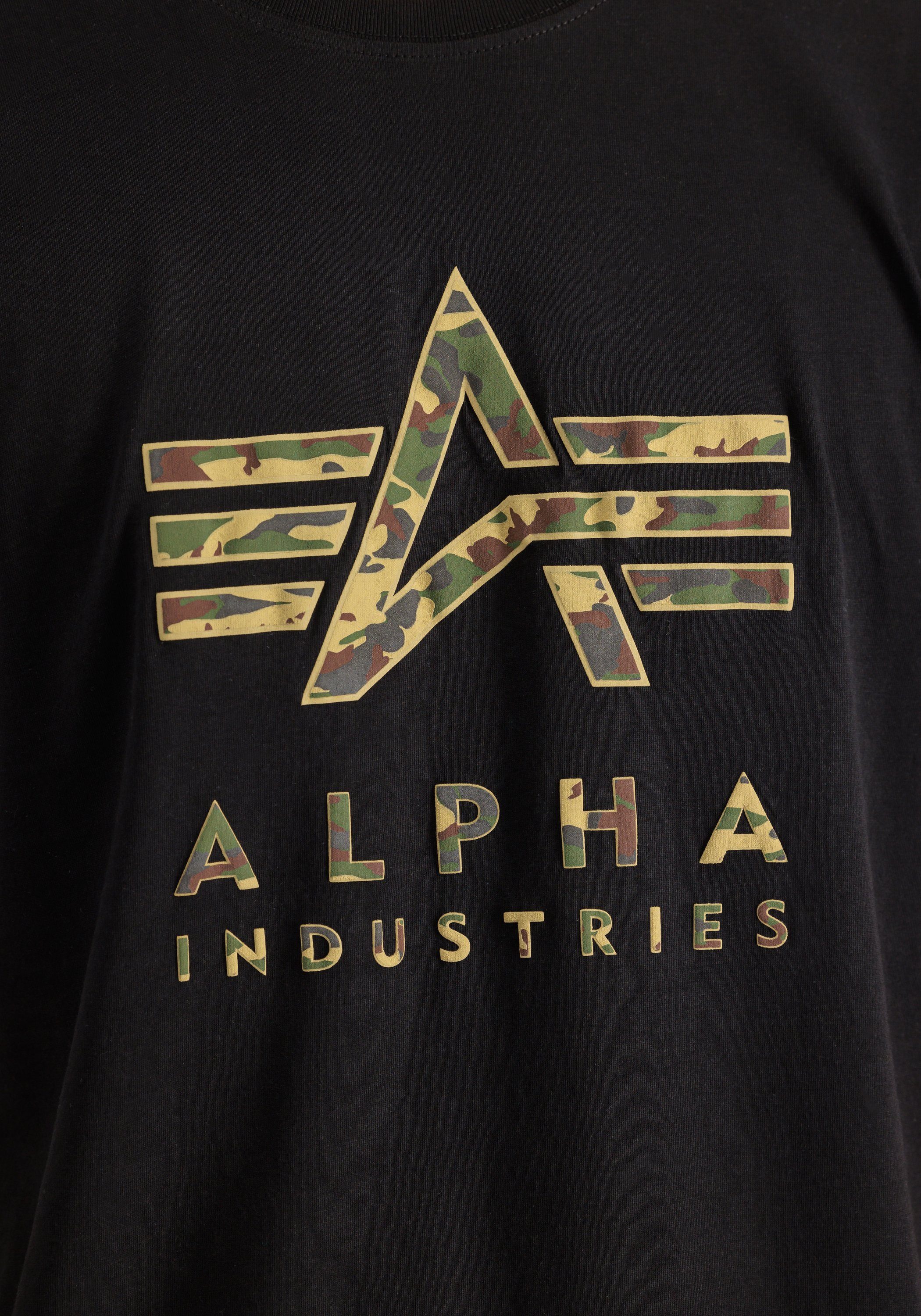Alpha Industries T-shirt Camo Puff Print T-Shirt