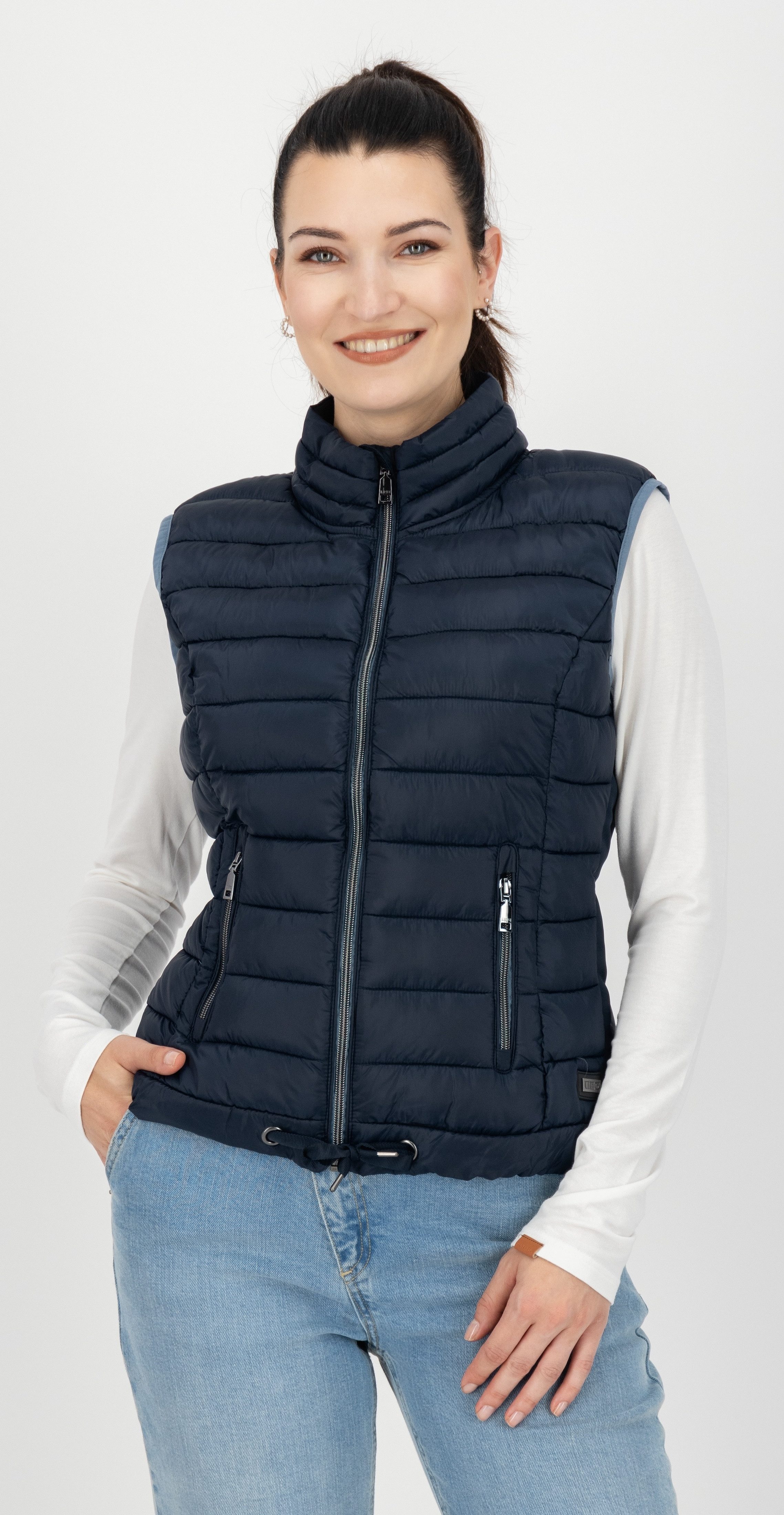 LPO Bodywarmer GREENLAND II VEST Women kan aan beide kanten gedragen worden dames bodywarmers maat 40/42 (M) blauw