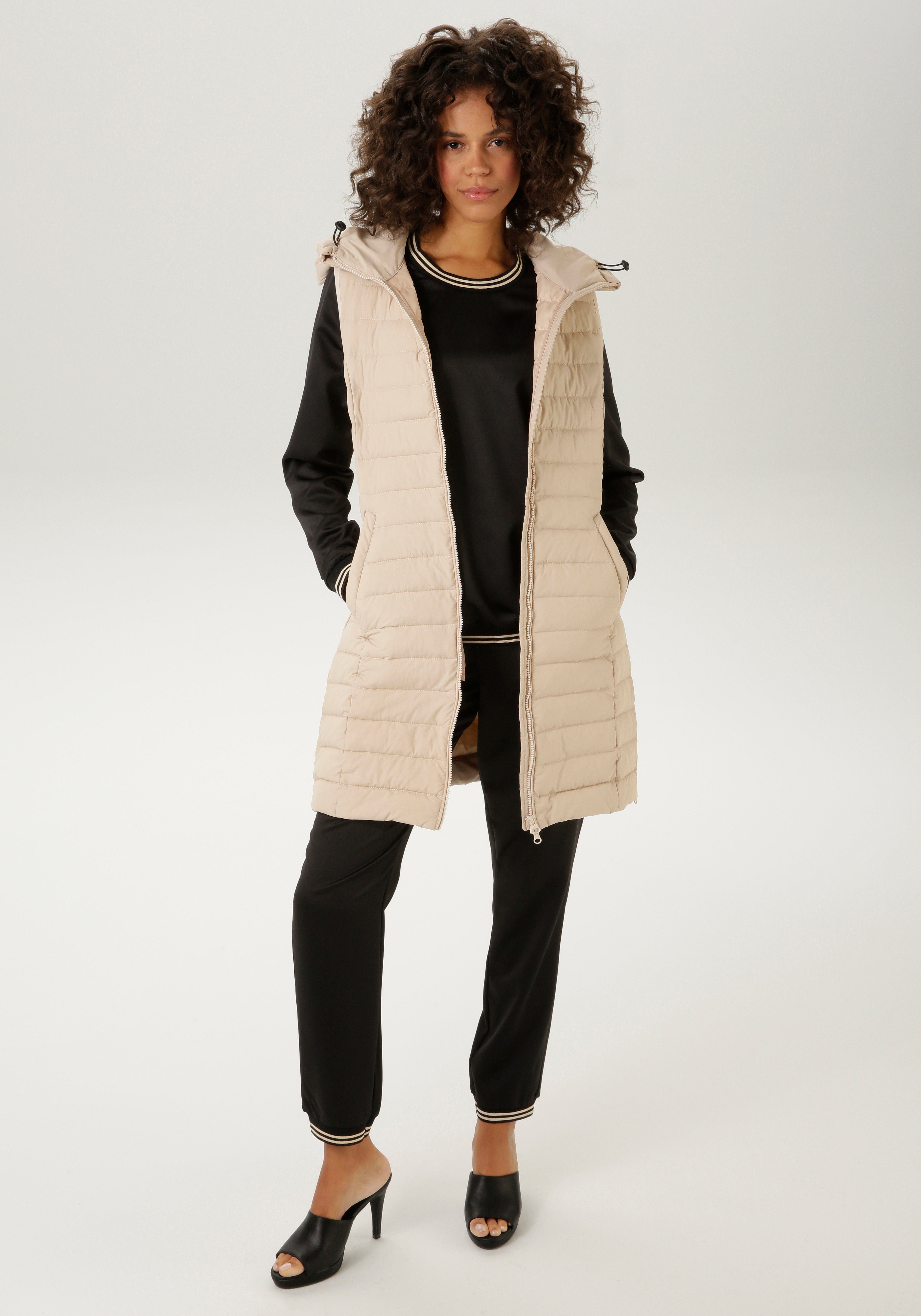 Aniston CASUAL Bodywarmer met verstelbare capuchon