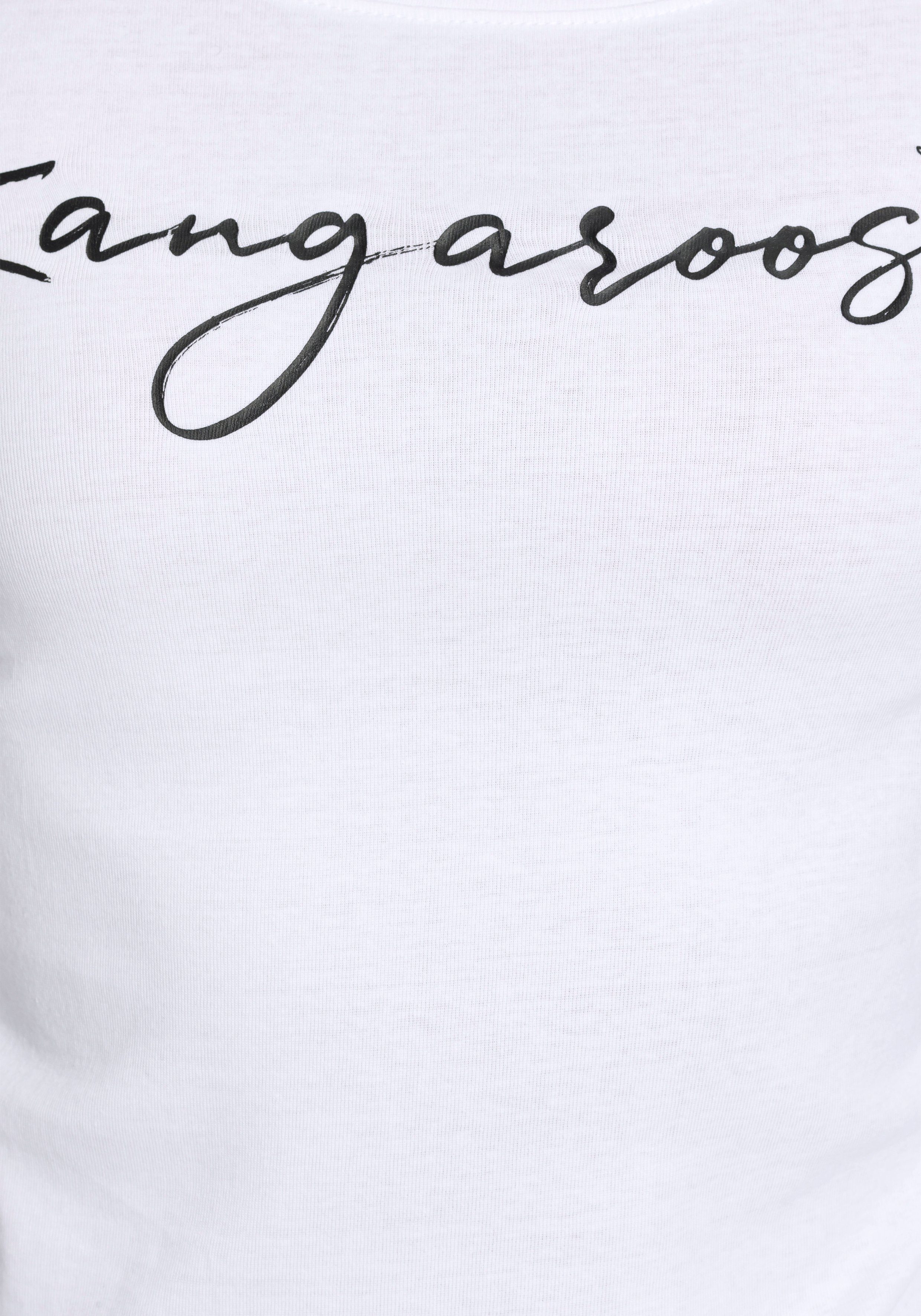 KangaROOS Longsleeve met trendy logo-opschrift