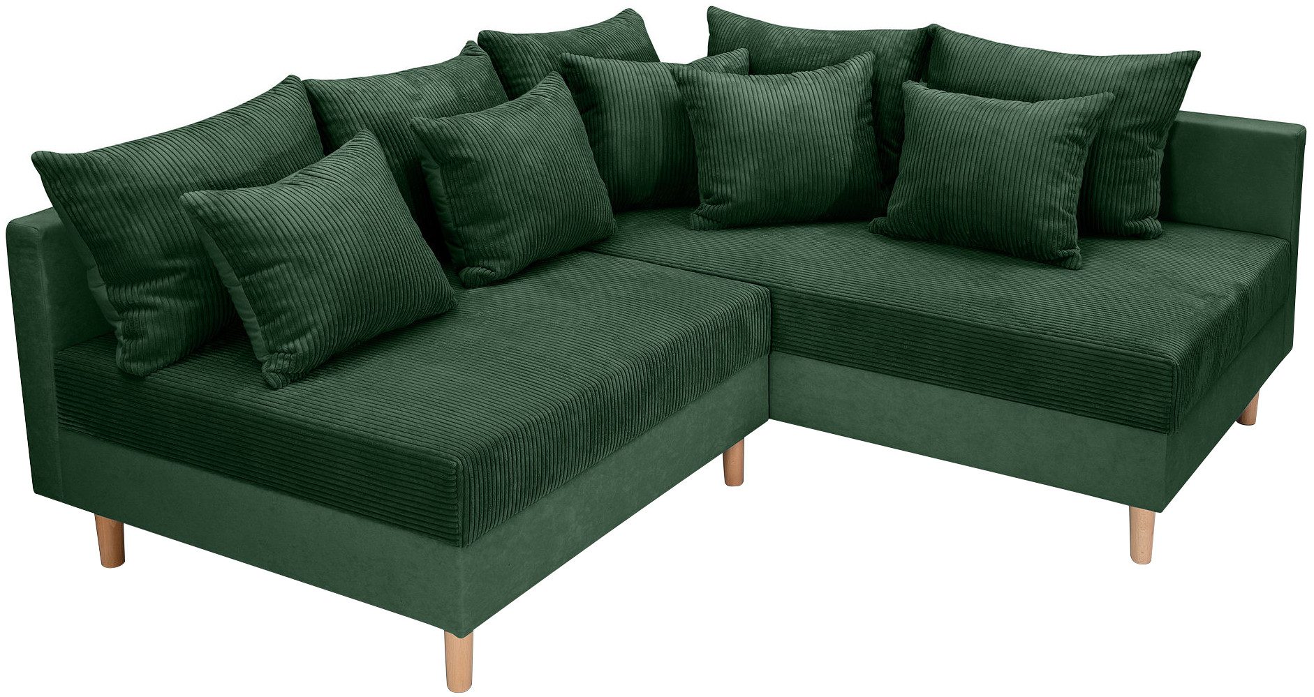 COLLECTION AB Hoekbank L-model Hoekbank, ottomane aan de rechterzijde monteerbaar, comfortabele Bonnell-pocketvering