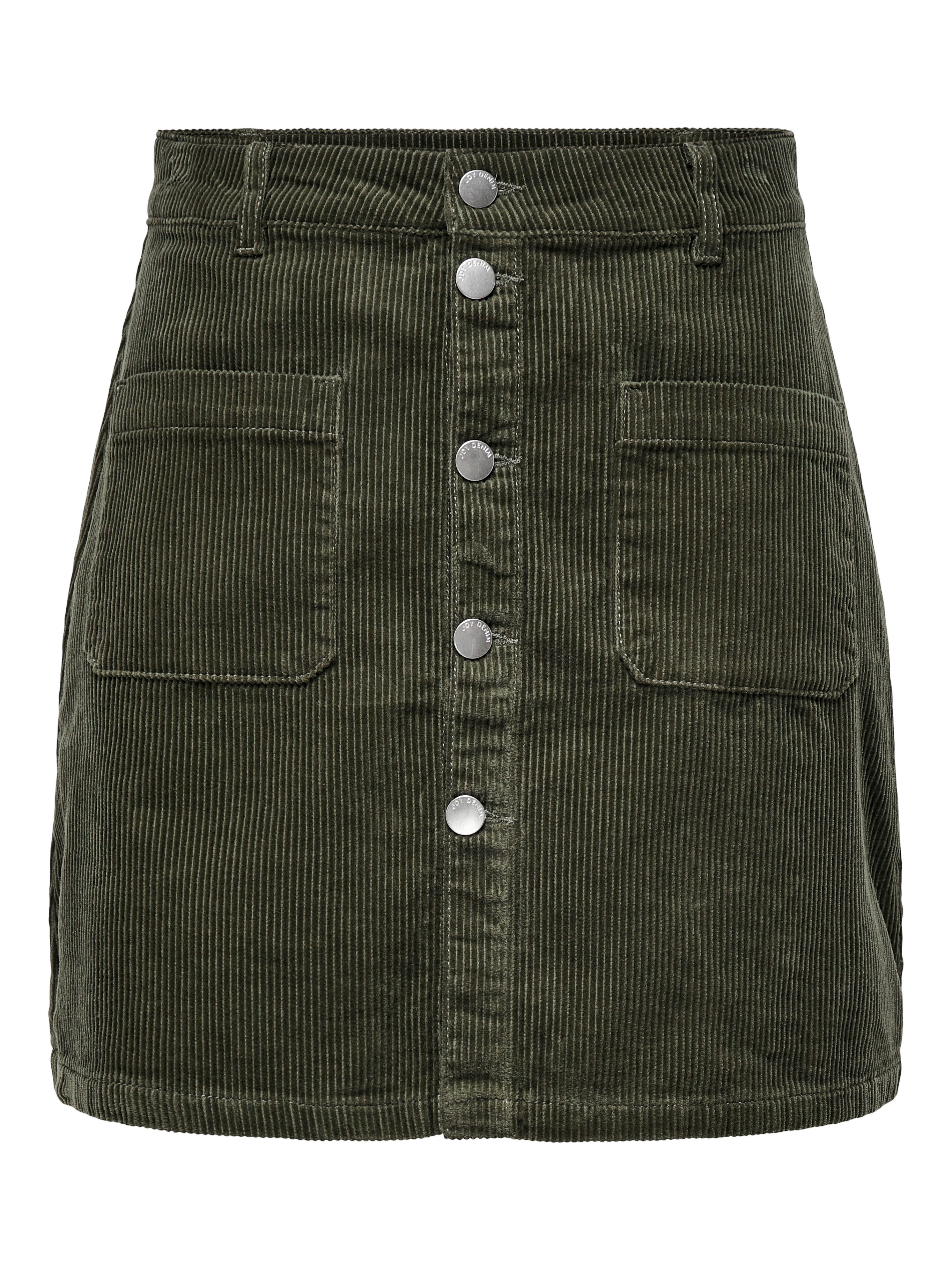 JDY Cordrok JDYSHIRAZ CORDUROY SKIRT PNT DIA