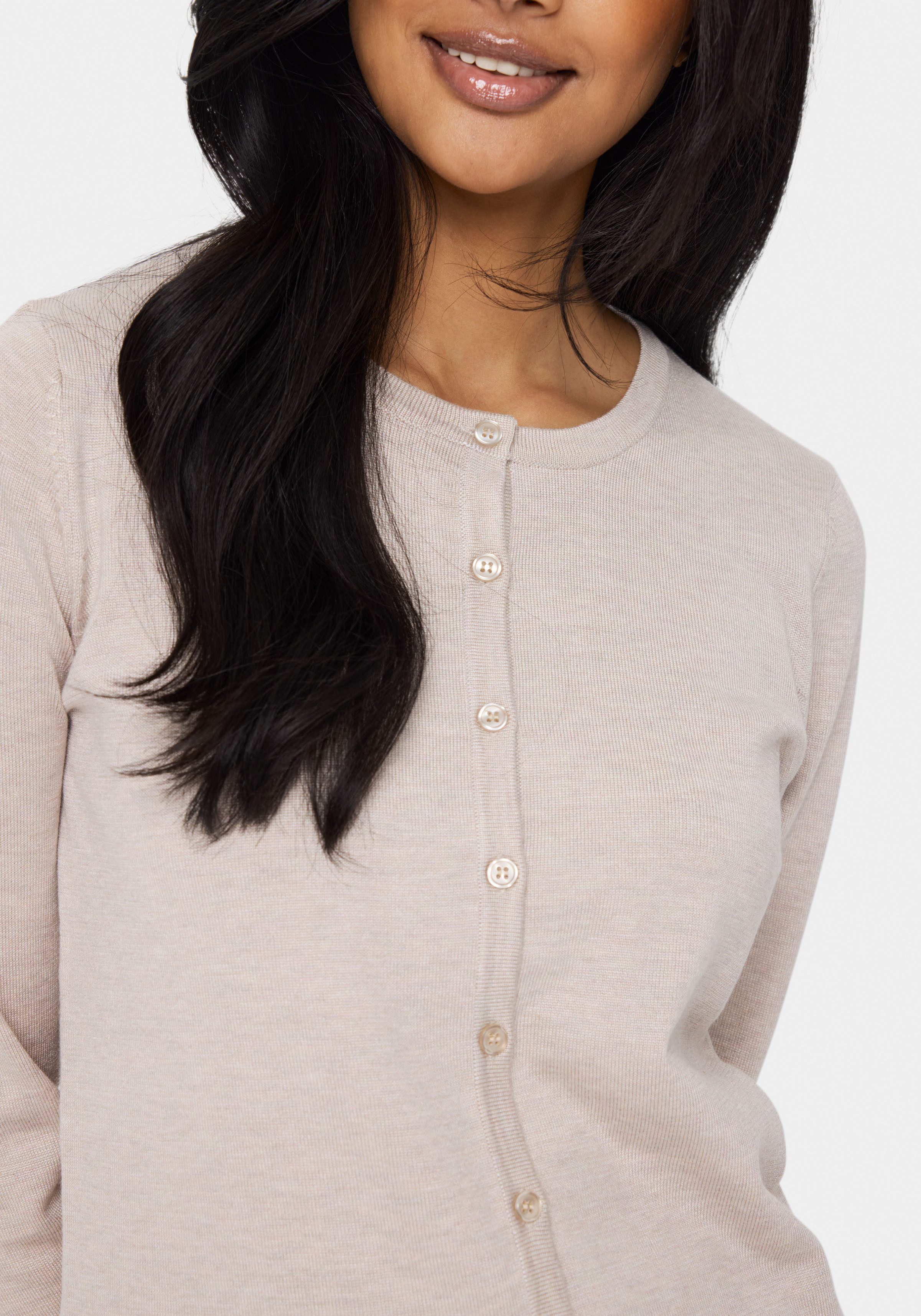 Saint Tropez Vest A8661 MilaSZ R-Neck Cardigan