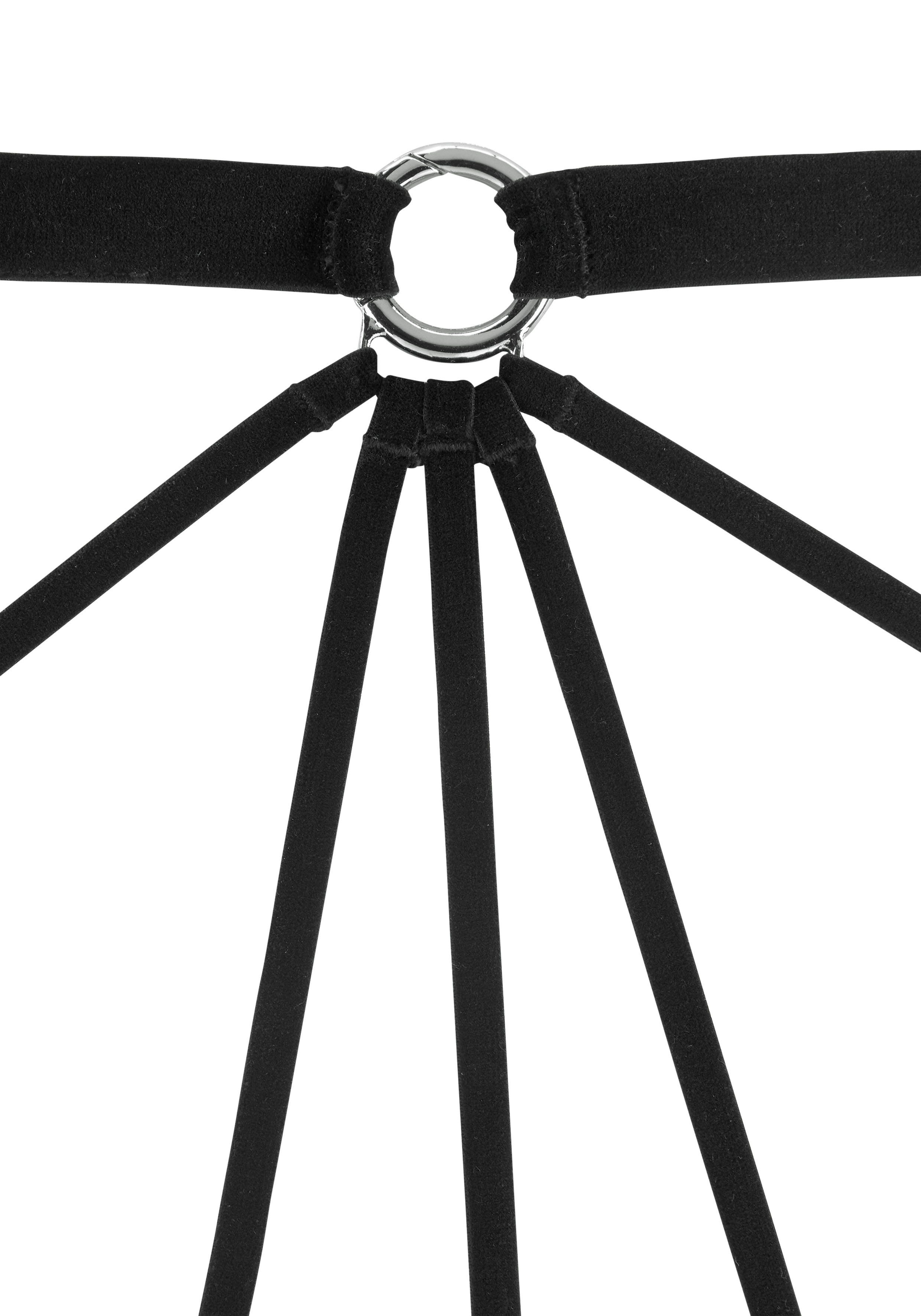 petite fleur gold Tanga-ouvert Set: tanga van kant en ouvert van bandjes (set, 2 stuks)