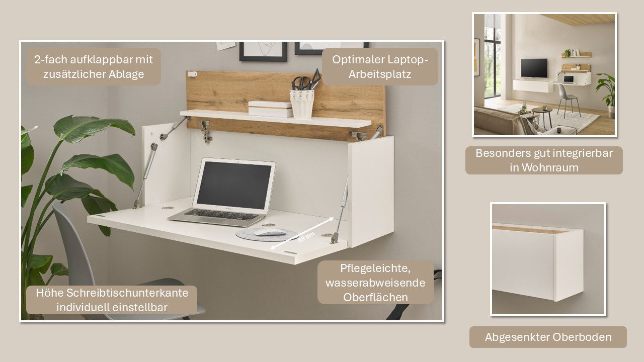 INOSIGN Set kantoormeubelen City/Giron Thuiskantoor (set, 4-delig)