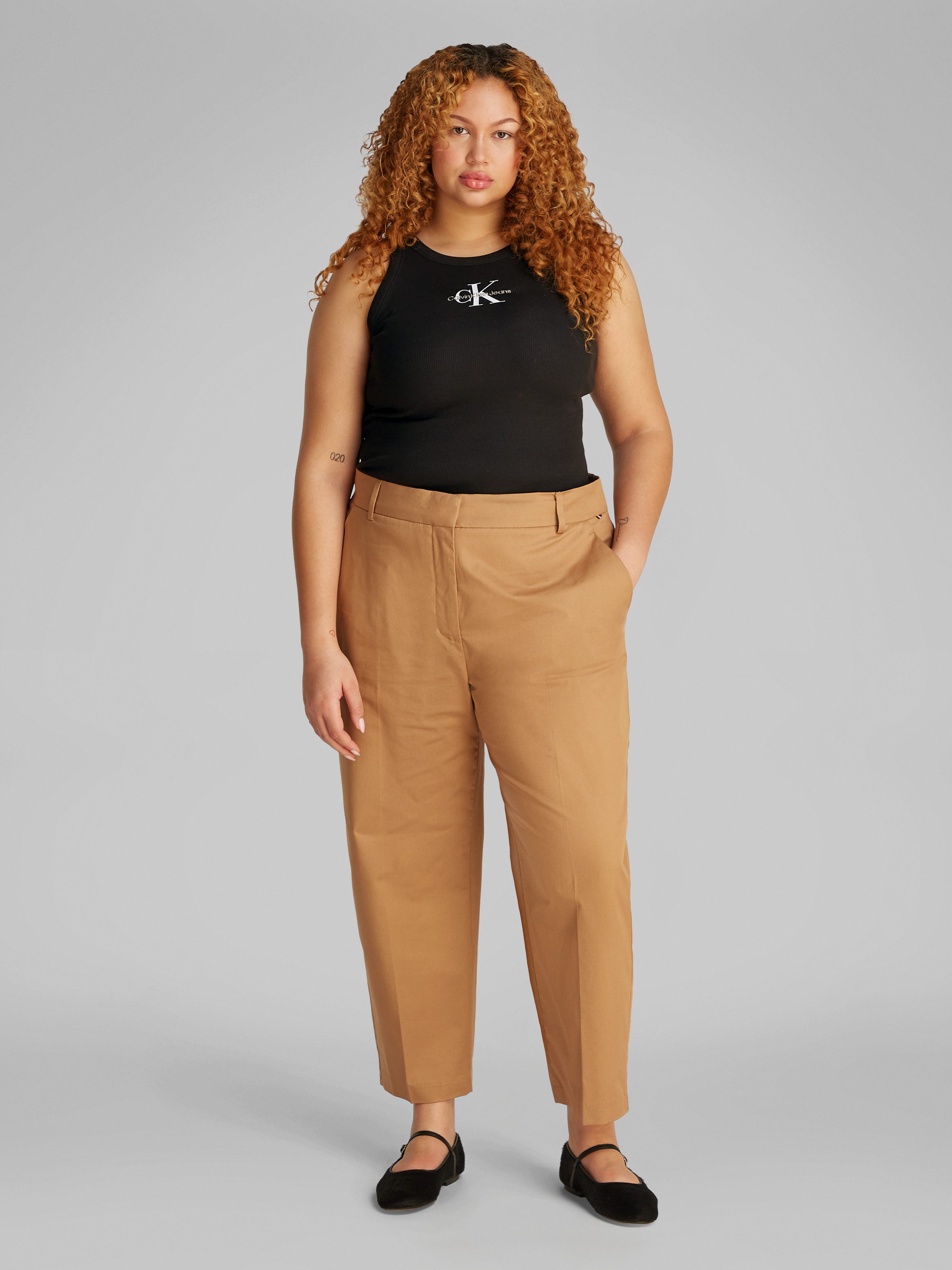Calvin Klein Jeans Plus Tanktop PLUS MONOLOGO RIB TANK TOP