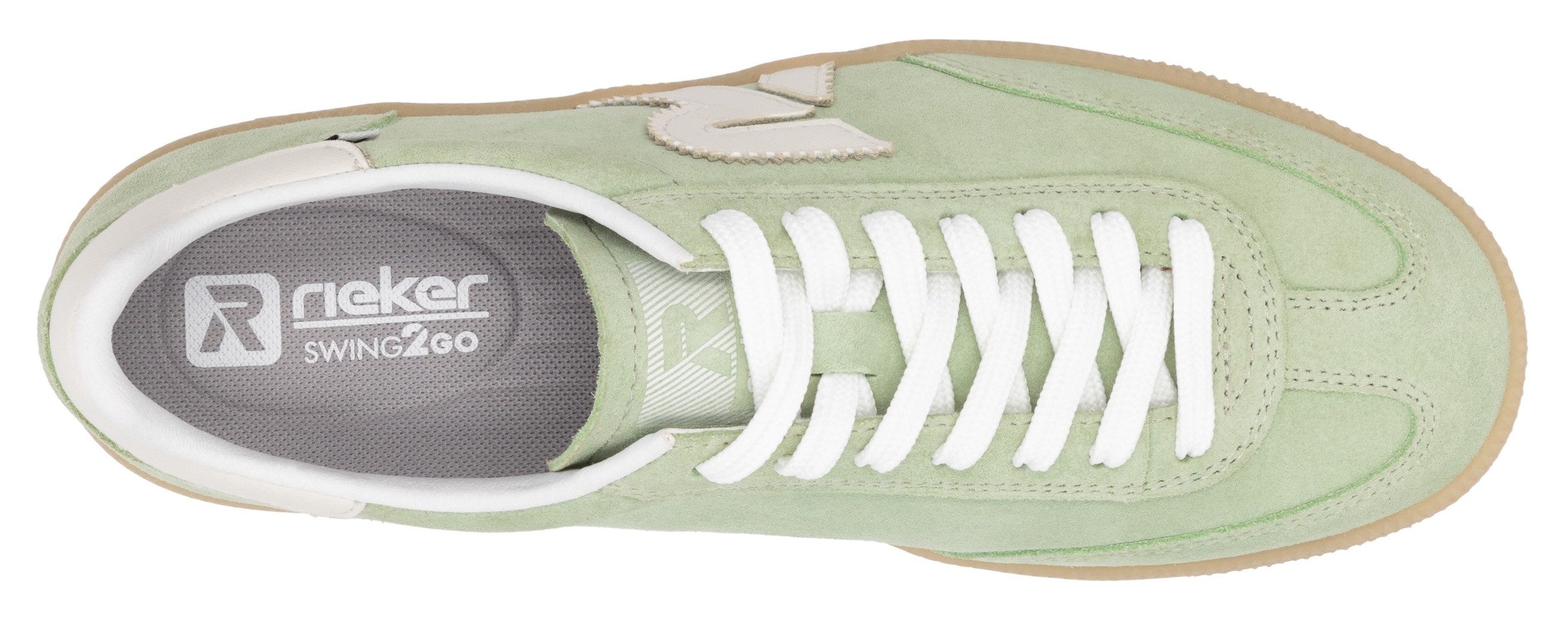 RIEKER Sport Sneakers San Diego , retro-sneaker, vrijetijdsschoen, lage schoen met uitneembaar voetbed