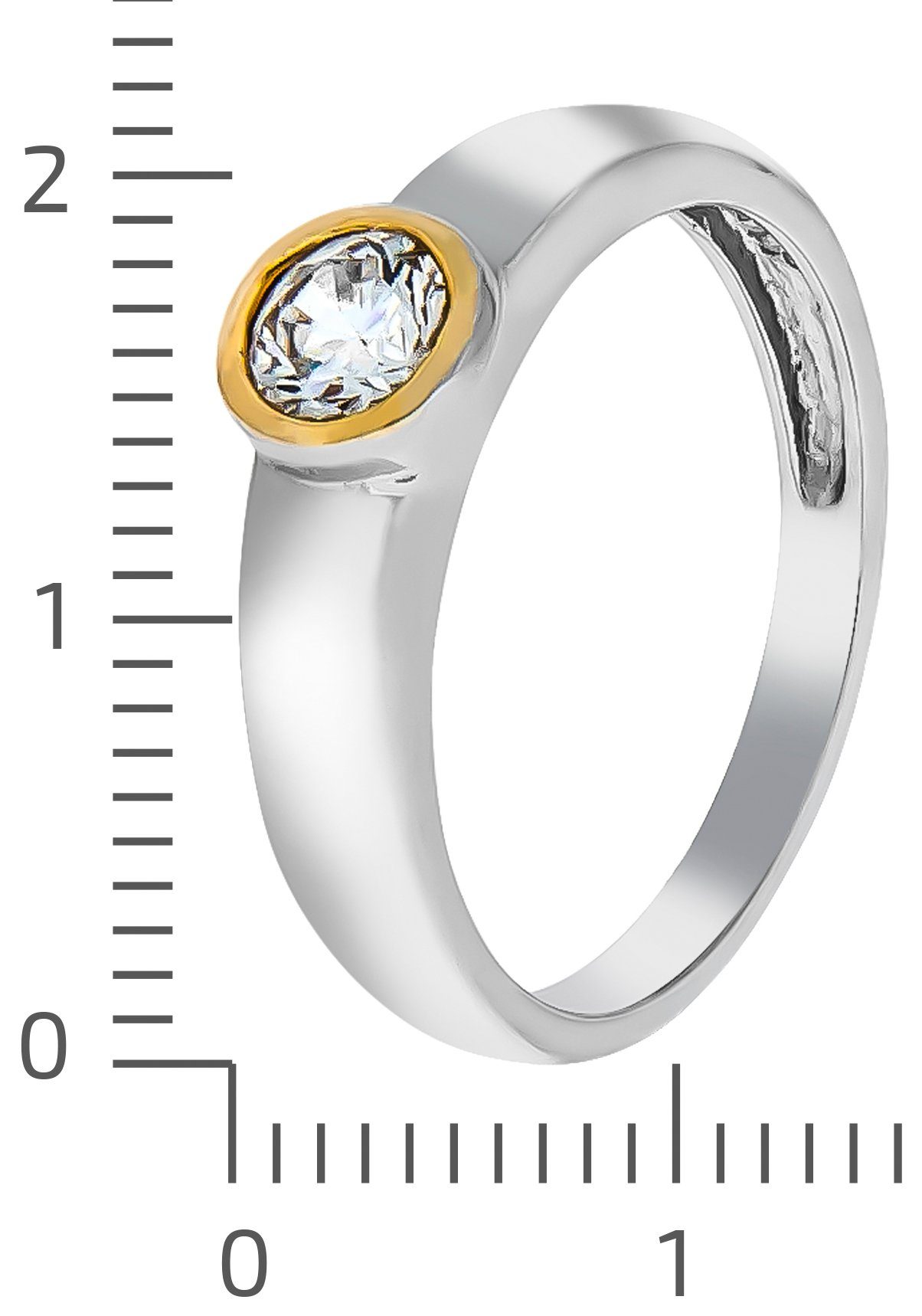 Firetti Ring Sieraad Geschenk zilver 925 Zilveren ring Solitair