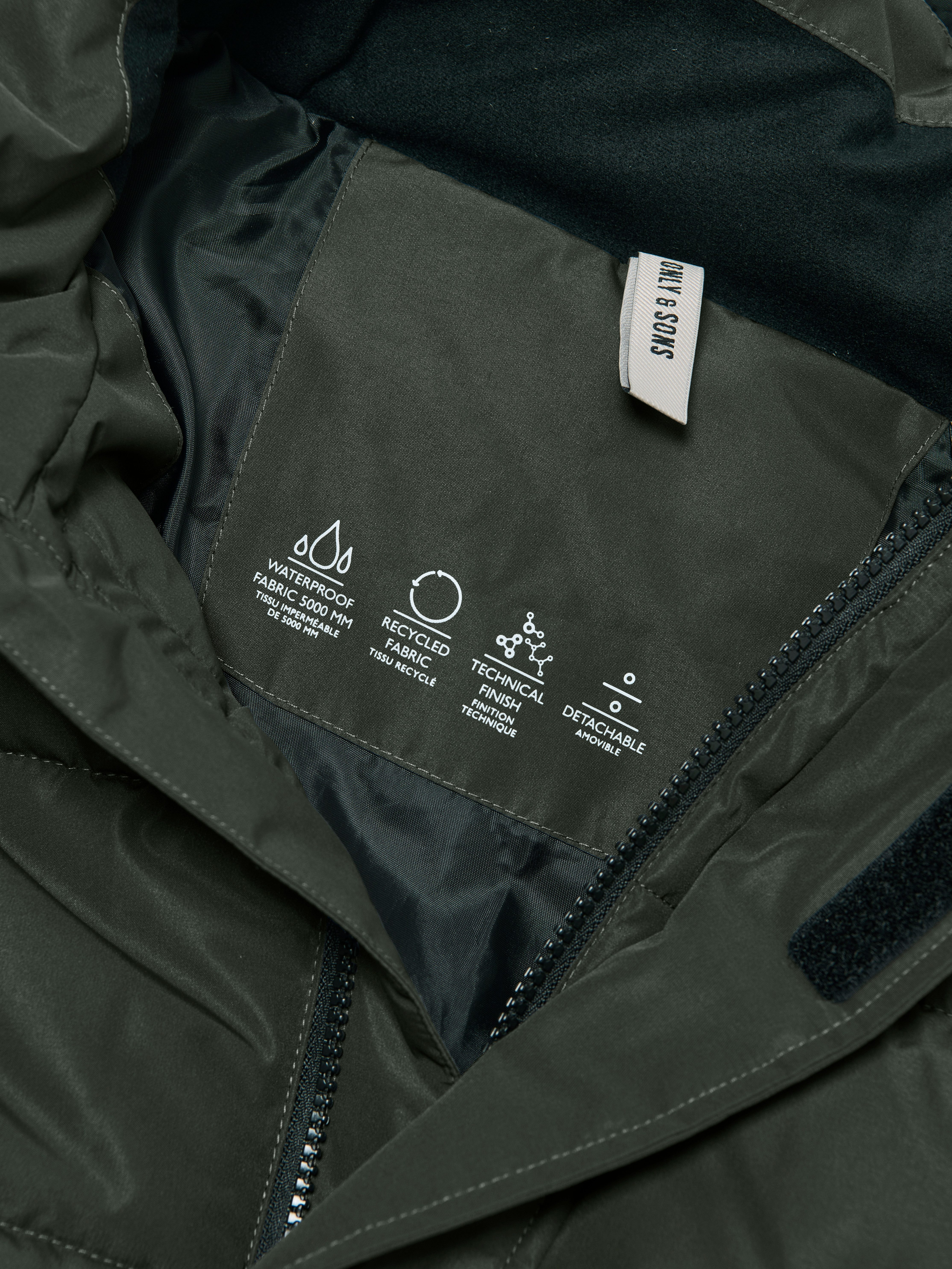 ONLY & SONS Gewatteerde jas ONSCARL LIFE LONG QUILTED COAT NOOS OTW