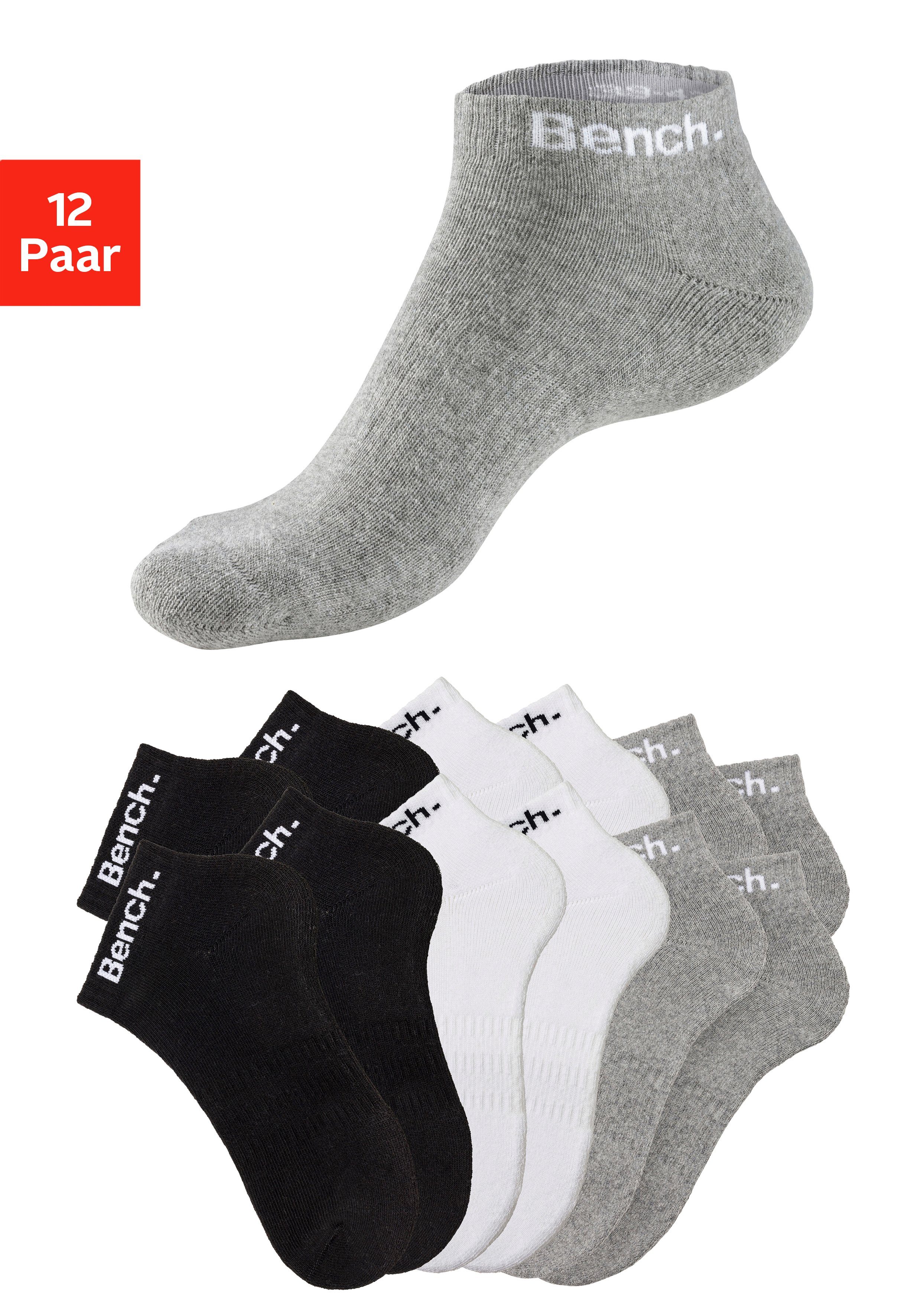 & Badmode Sportmode Sportondergoed Korte sokken met geborduurd logo 3 paar OTTO Sport 