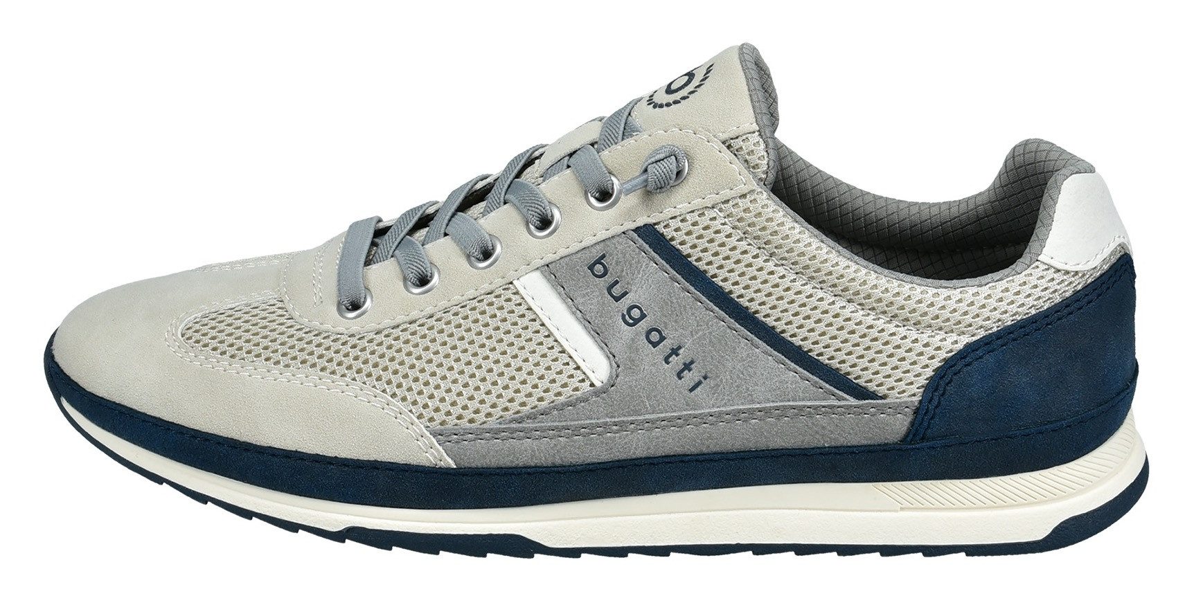 Bugatti Slip-on sneakers lage schoen, vrijetijdsschoen, slipper met elastische banden