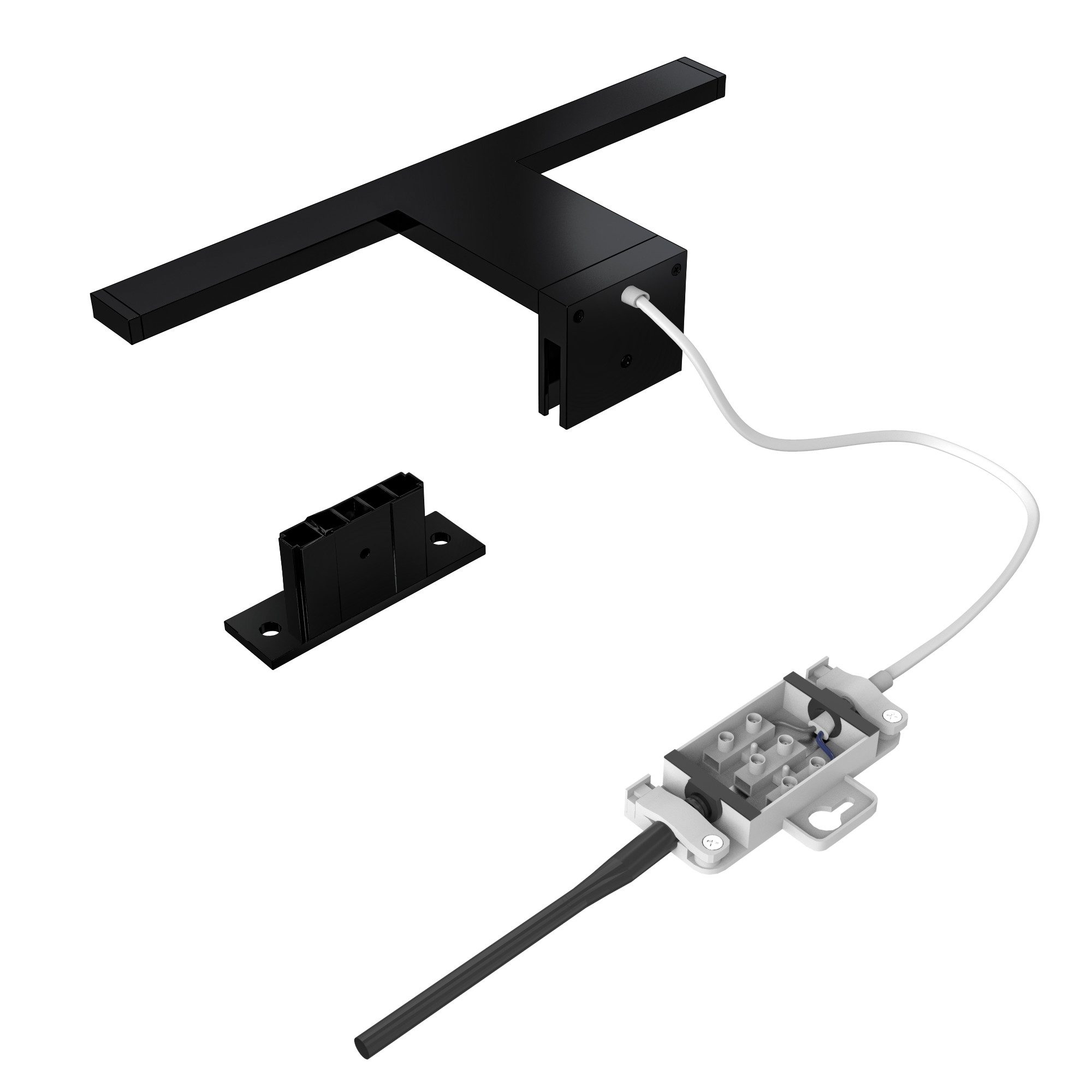 B.K.Licht Spiegellamp BKL1405 Spiegellampe Bad, neutralweiße Lichtfarbe, klemmbar