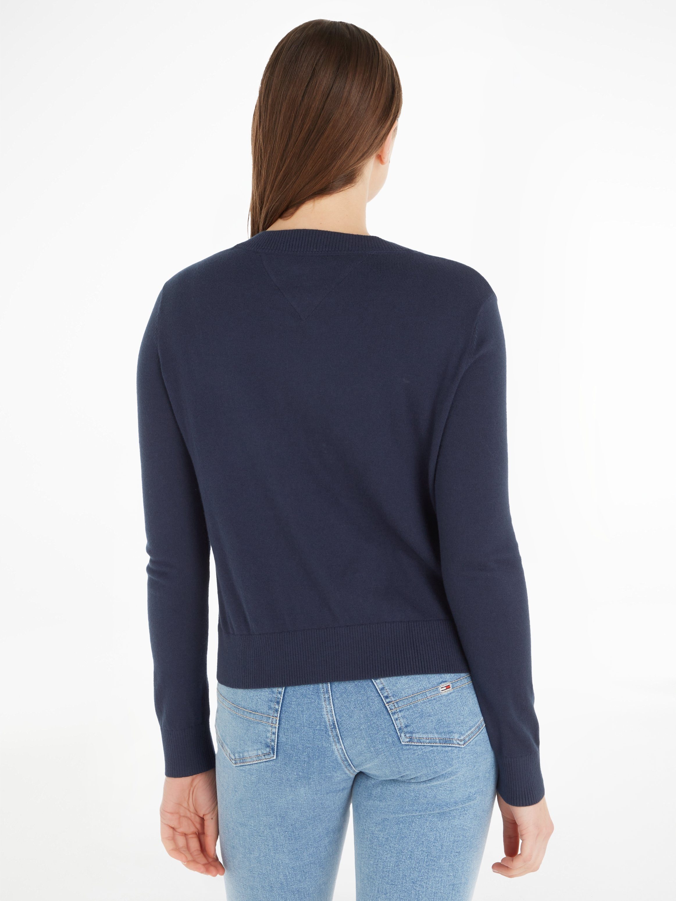 TOMMY JEANS Trui met V-hals TJW ESSENTIAL VNECK SWEATER