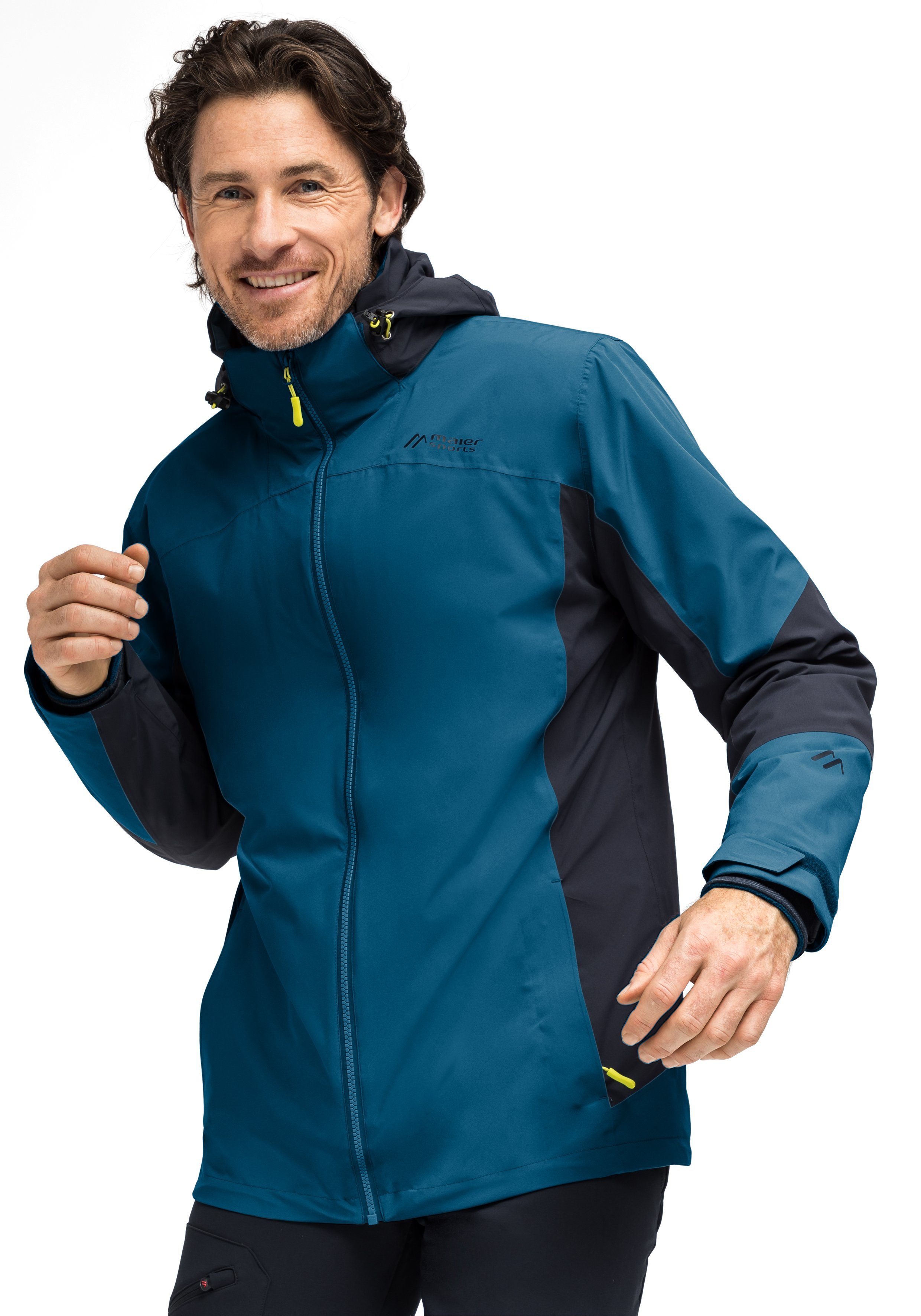 Maier Sports Functioneel 3-in-1-jack Ribut M functionele dubbele jas voor wandelingen en uitstapjes