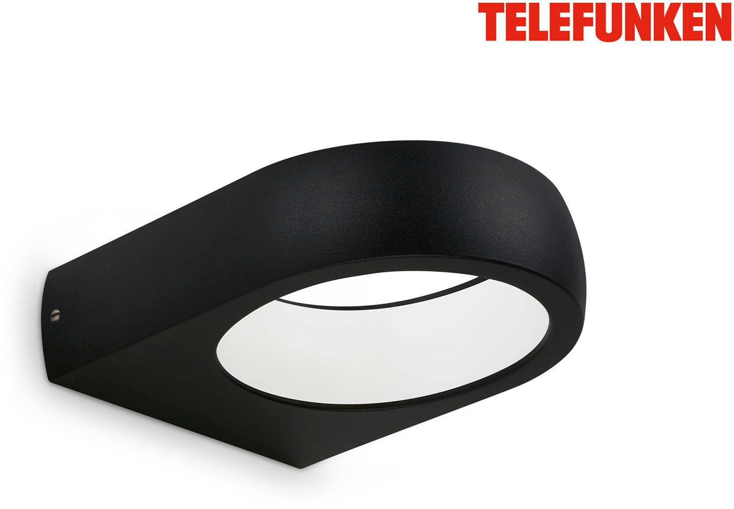 Telefunken Led-wandlamp voor buiten LED buitenlamp, zwart, 1xLED/6,5W