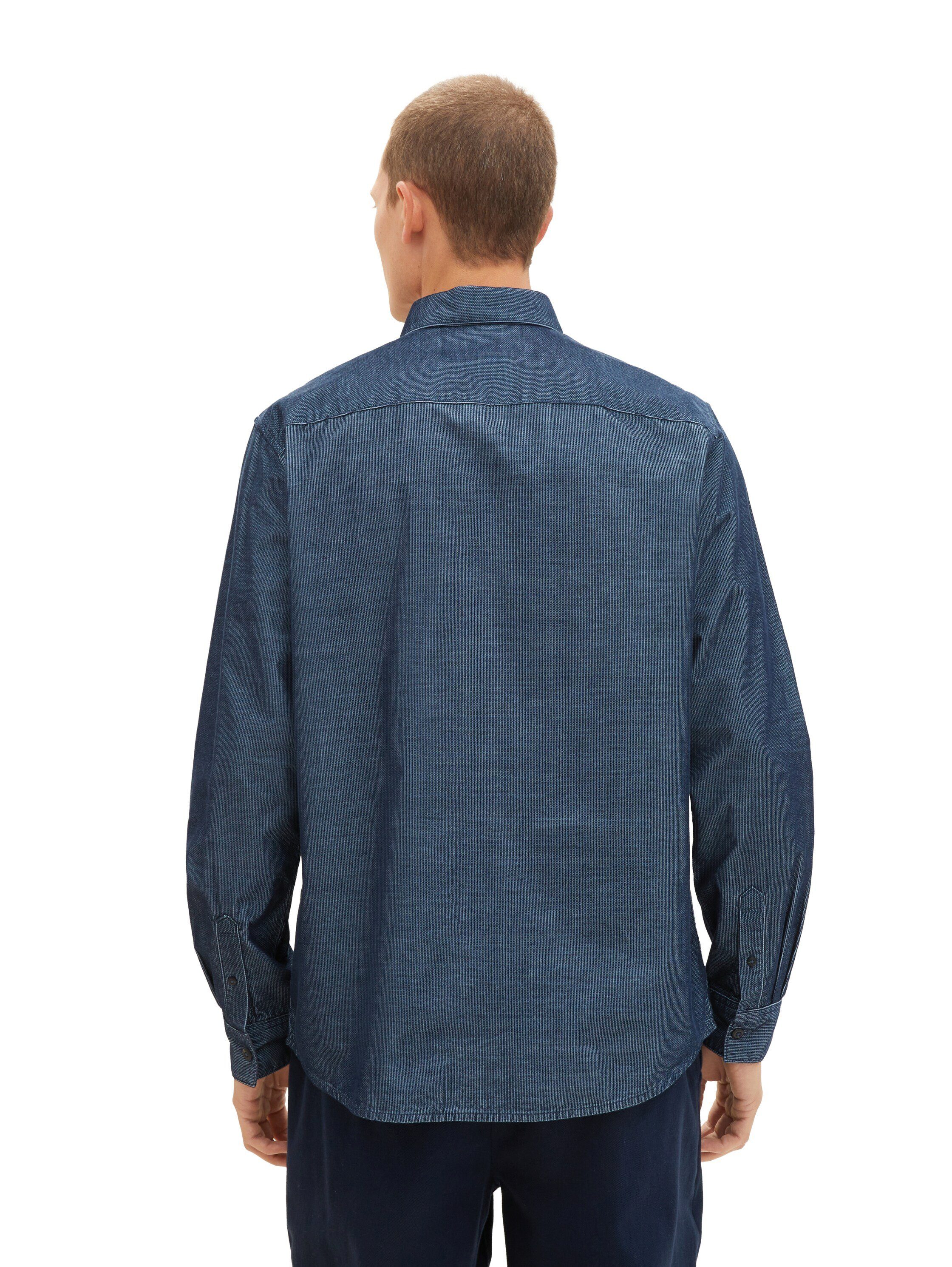 Tom Tailor Overhemd met lange mouwen in fijne cordlook