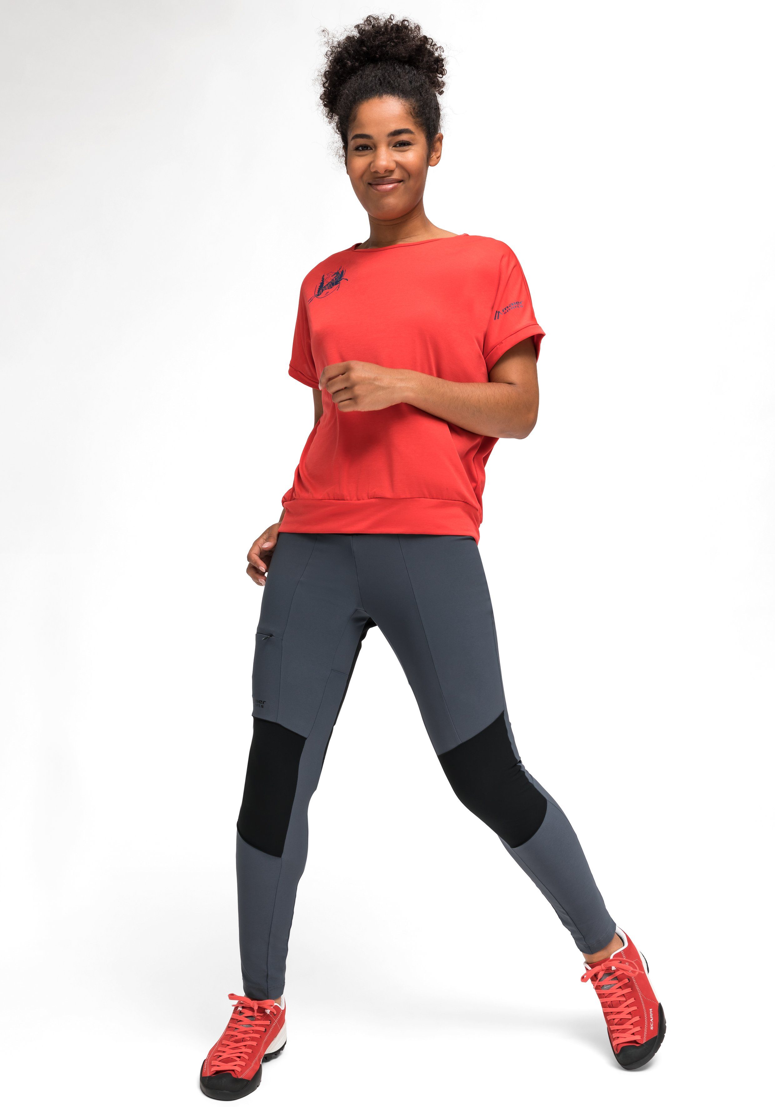 Maier Sports Outdoorbroek Dacit W Dames wandelbroek, lange outdoor-tight, trekkingbroek