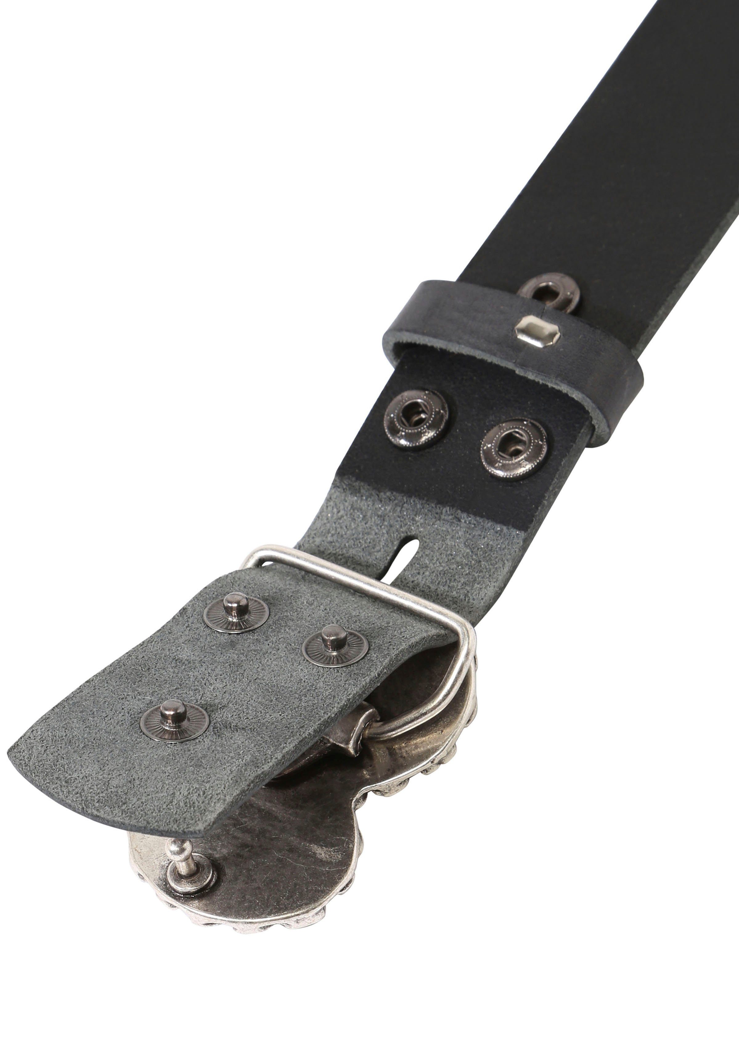 RETTUNGSRING by showroom 019° Leren riem met verwisselbare sluiting "rozenhart compleet"