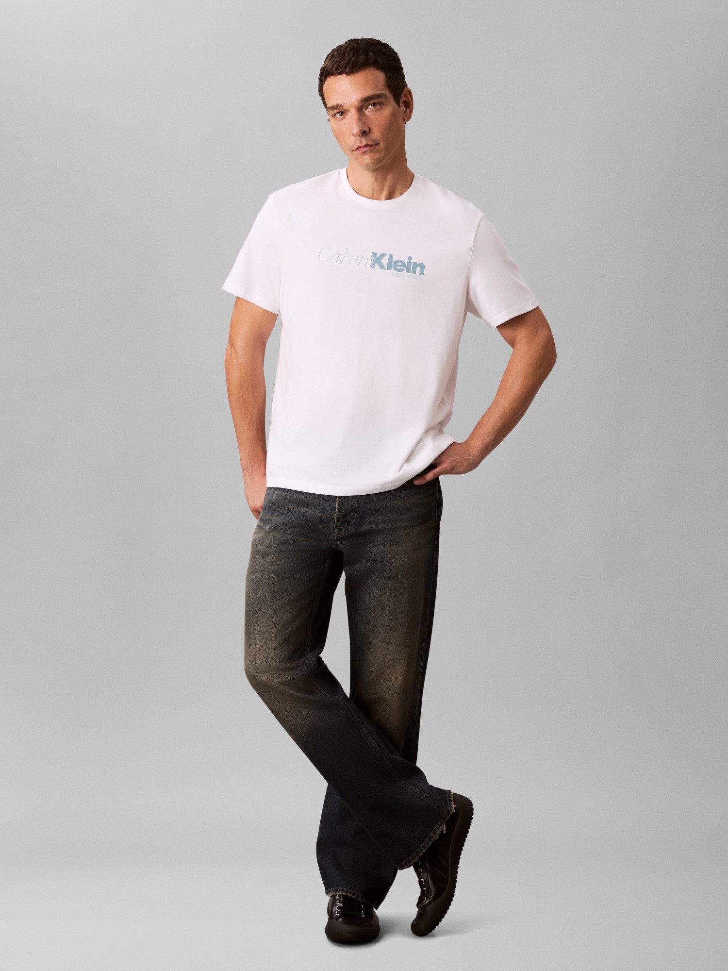 Calvin Klein T-shirt SS 20S EU CALVIN CURSIVE GRAPHIC