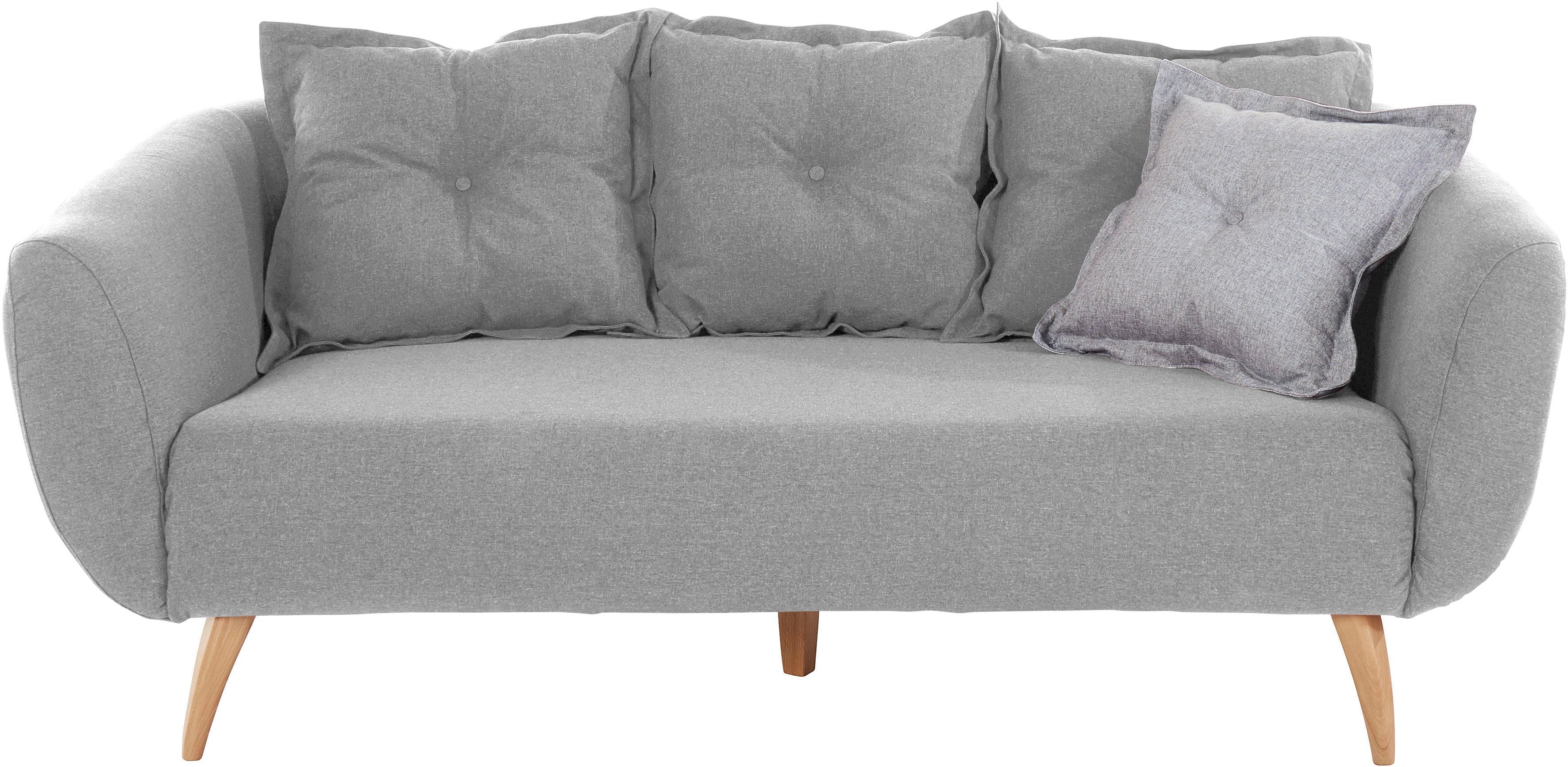 Home affaire 2,5-zitsbank Baggio modern en romantisch design, comfortabel