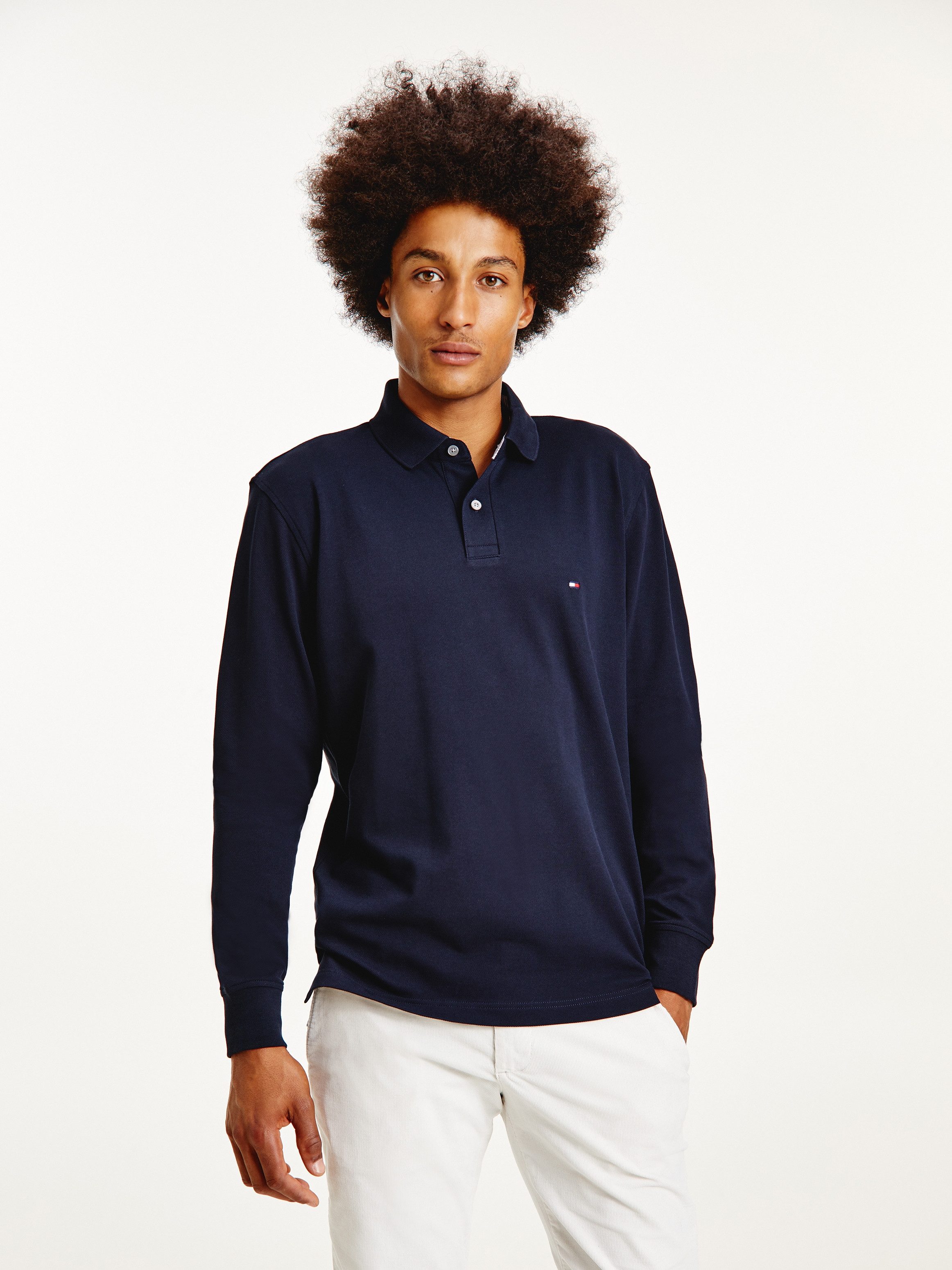 Tommy Hilfiger Poloshirt met lange mouwen 1985 REGULAR LS POLO