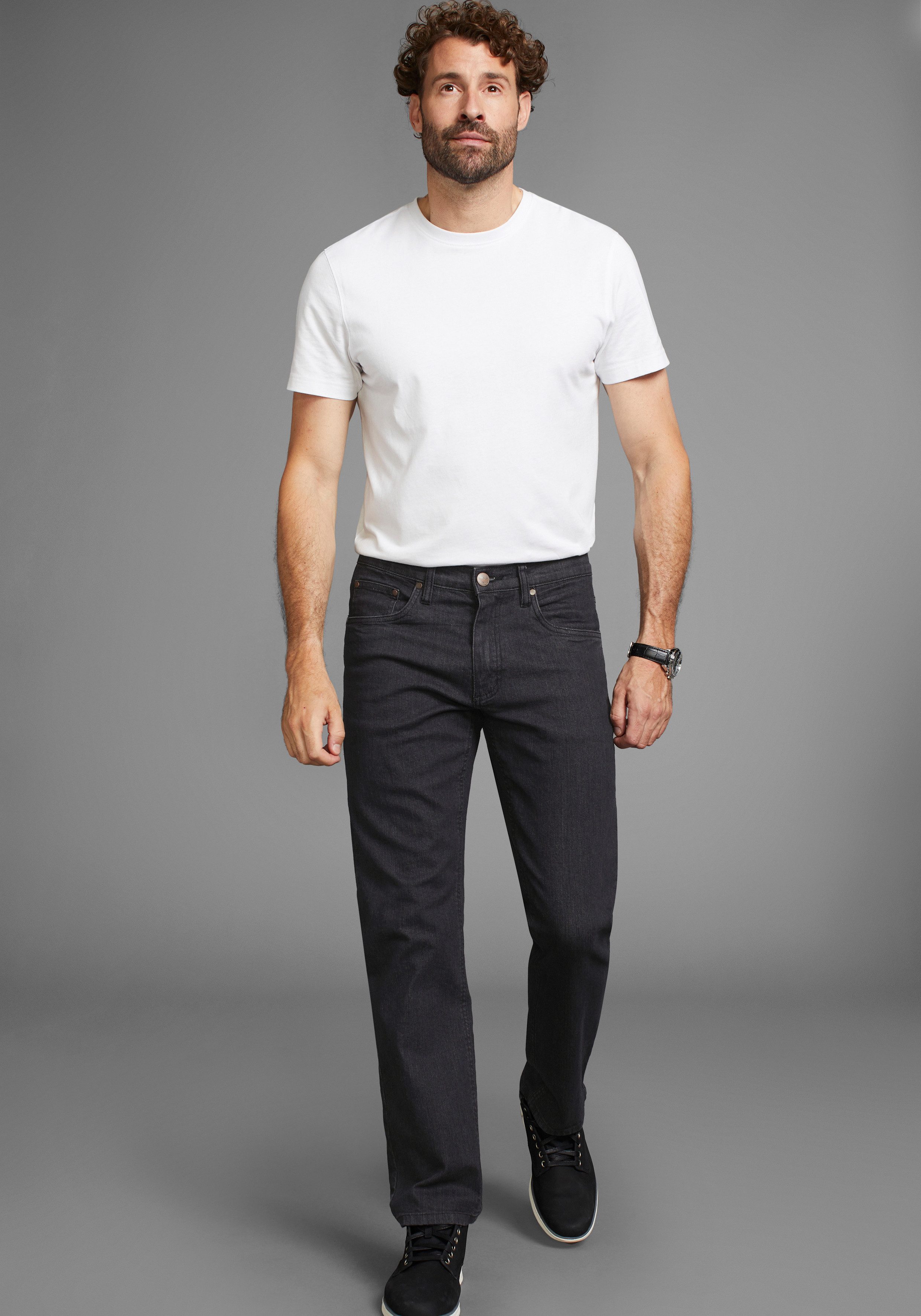 H.I.S Leren riem met dubbele gesp tot nieuwe collectie