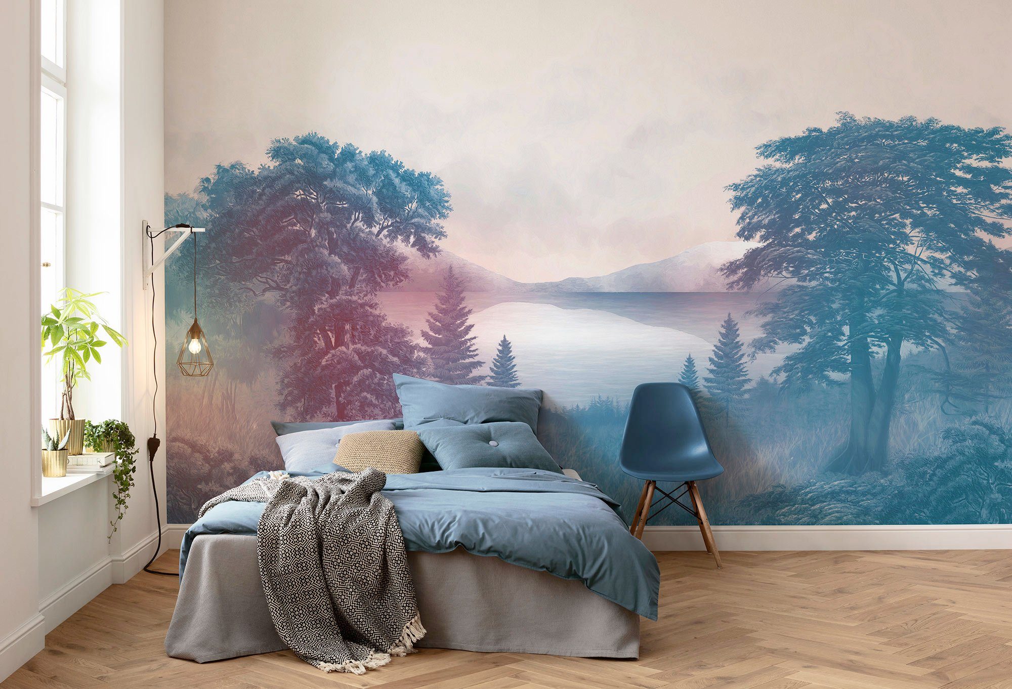 Komar Vliesbehang Digitale print vlies - Forestland - Afmeting 400 x 250 cm (1 stuk)