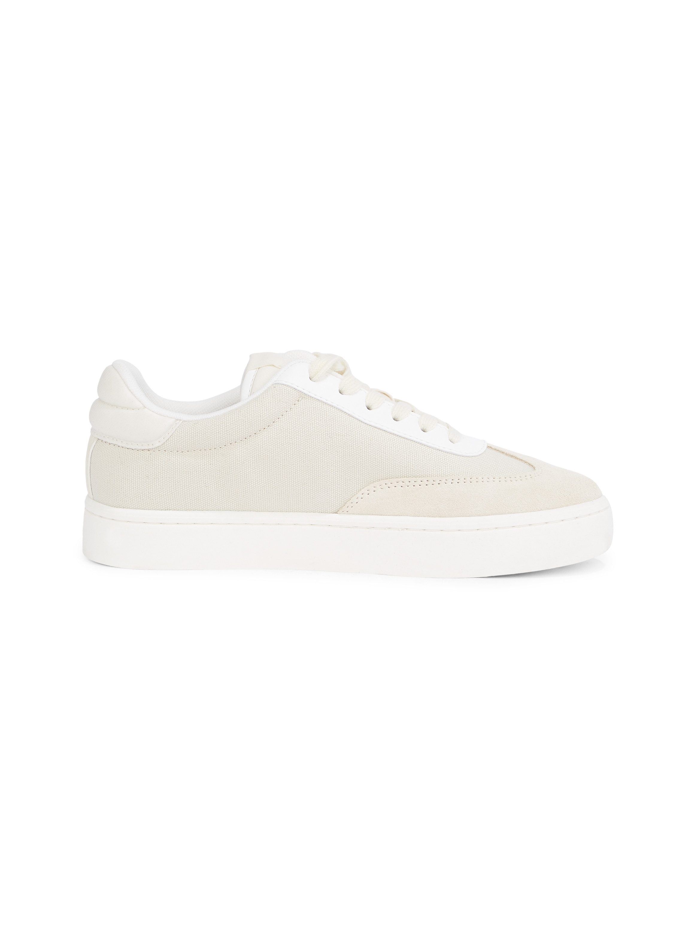 Calvin Klein Sneakers CLASSIC CUPSOLE LOW MIX MG WN veterschoenen, vrijetijdsschoen, lage schoen met logo-opschrift aan de zijkant