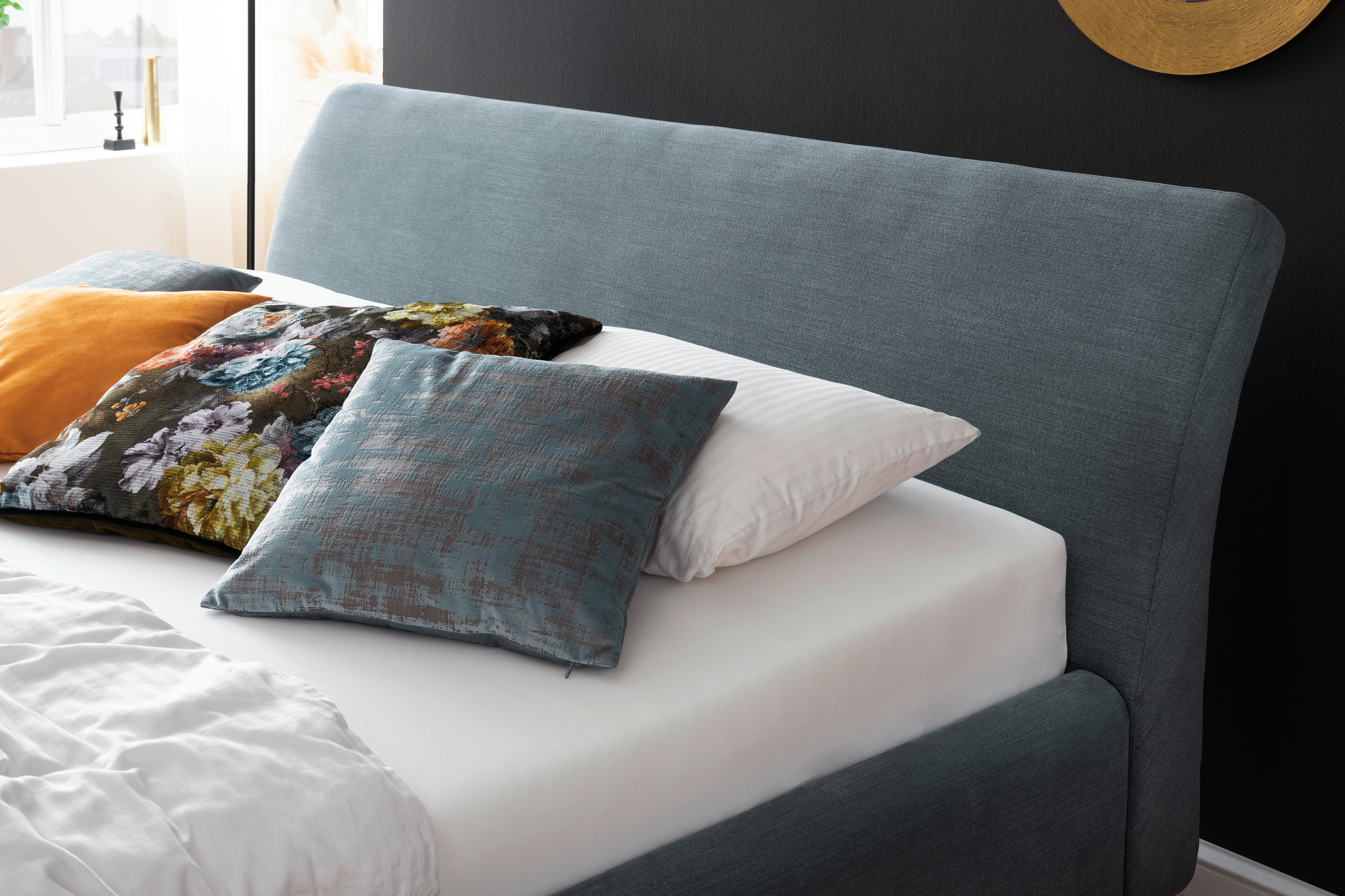 meise.möbel Gestoffeerd bed Mila met bedkist