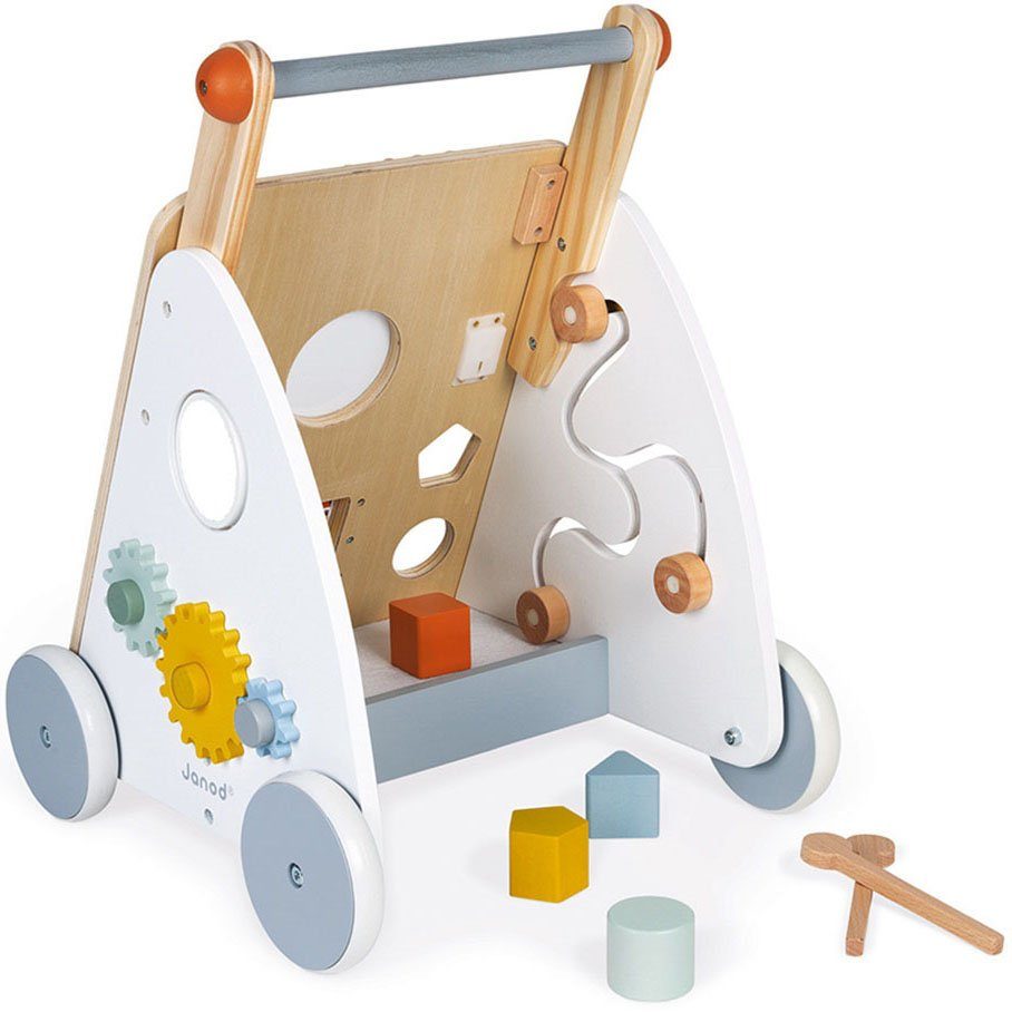 Janod Loopkar Houten speelgoed, Sweet Cocoon - multi-Activity