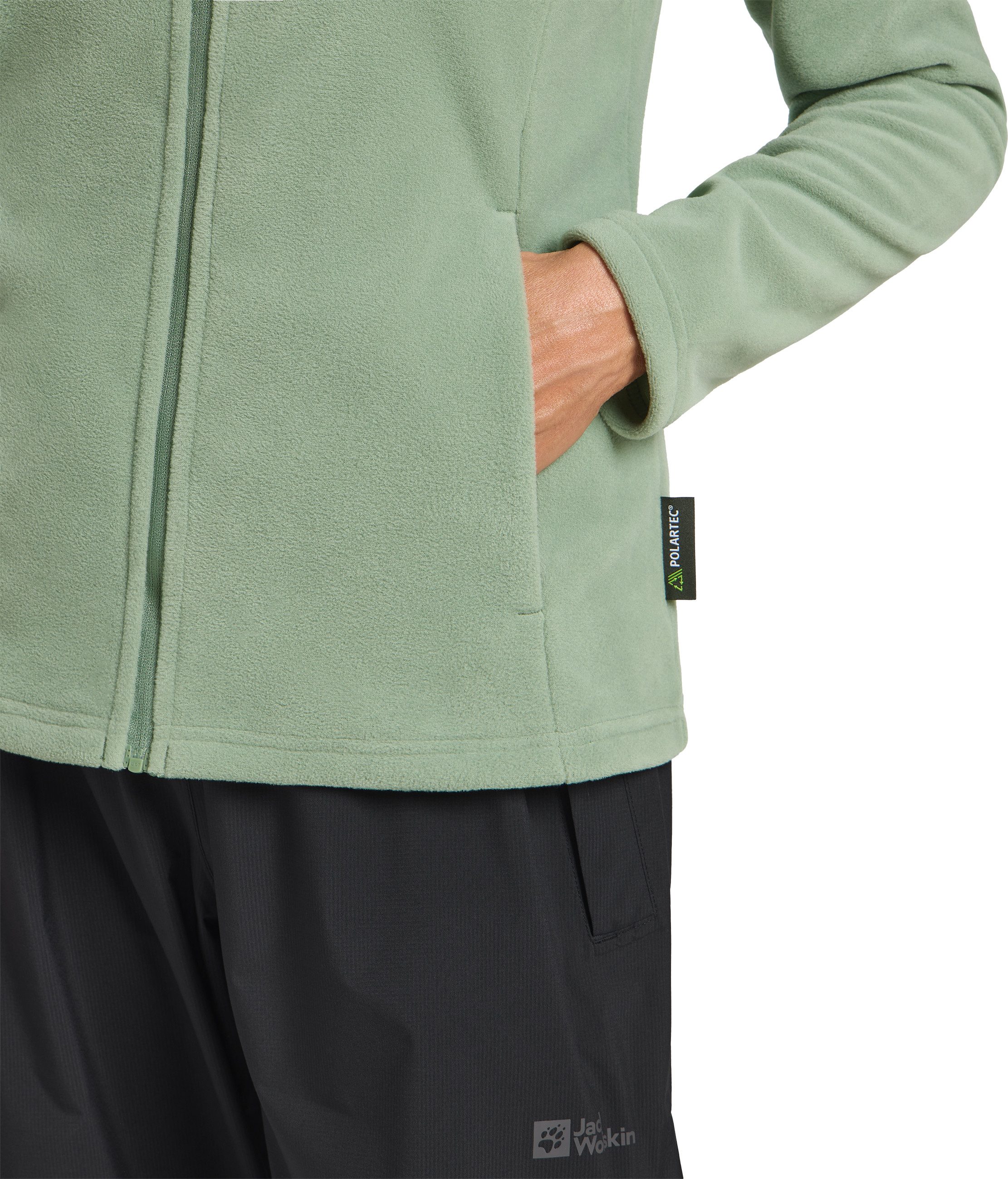 Jack Wolfskin Fleecejack Taunus lichte, rekbare, ademende midlayer