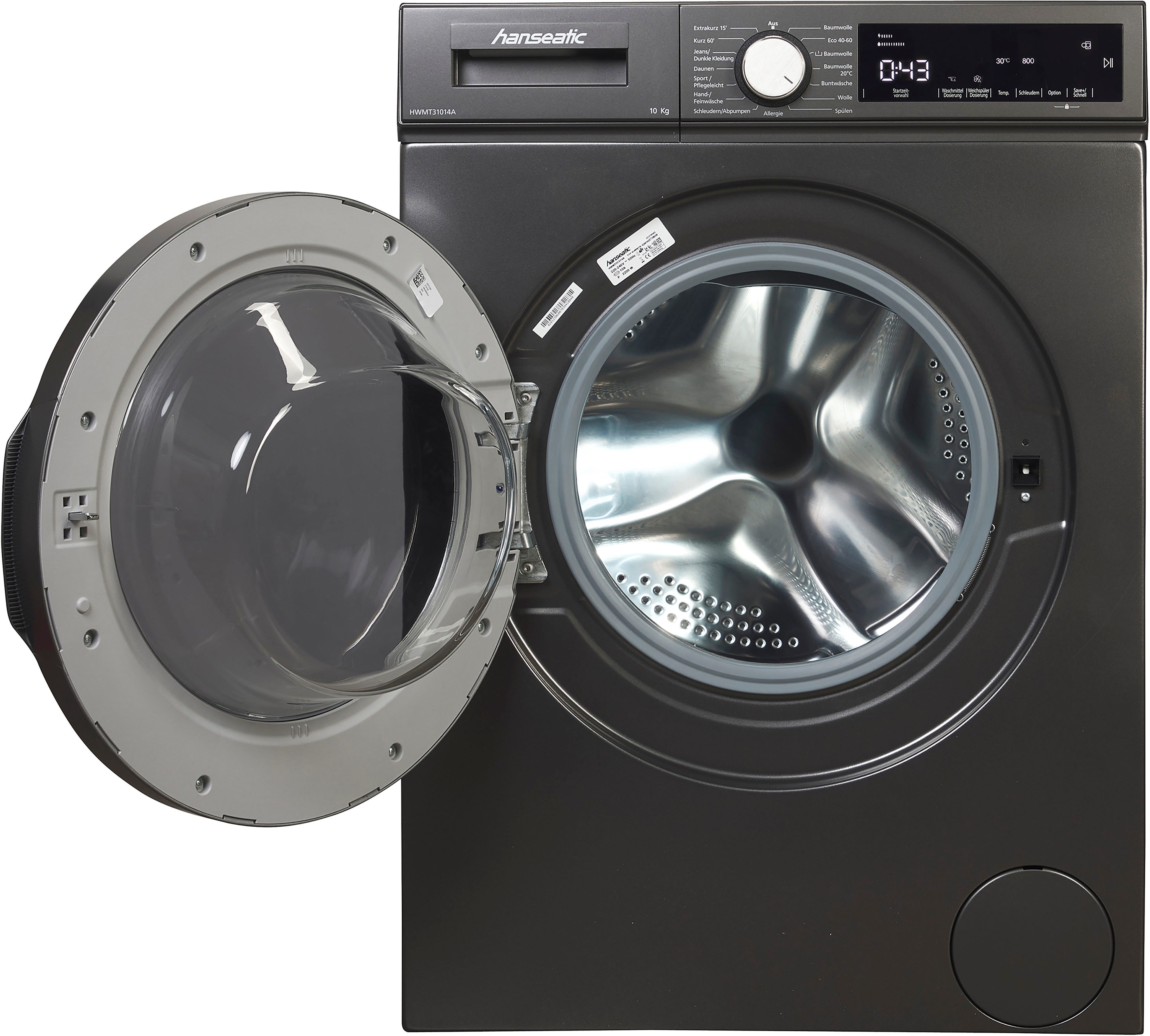 Hanseatic Wasmachine HWMT31014A, 10 kg