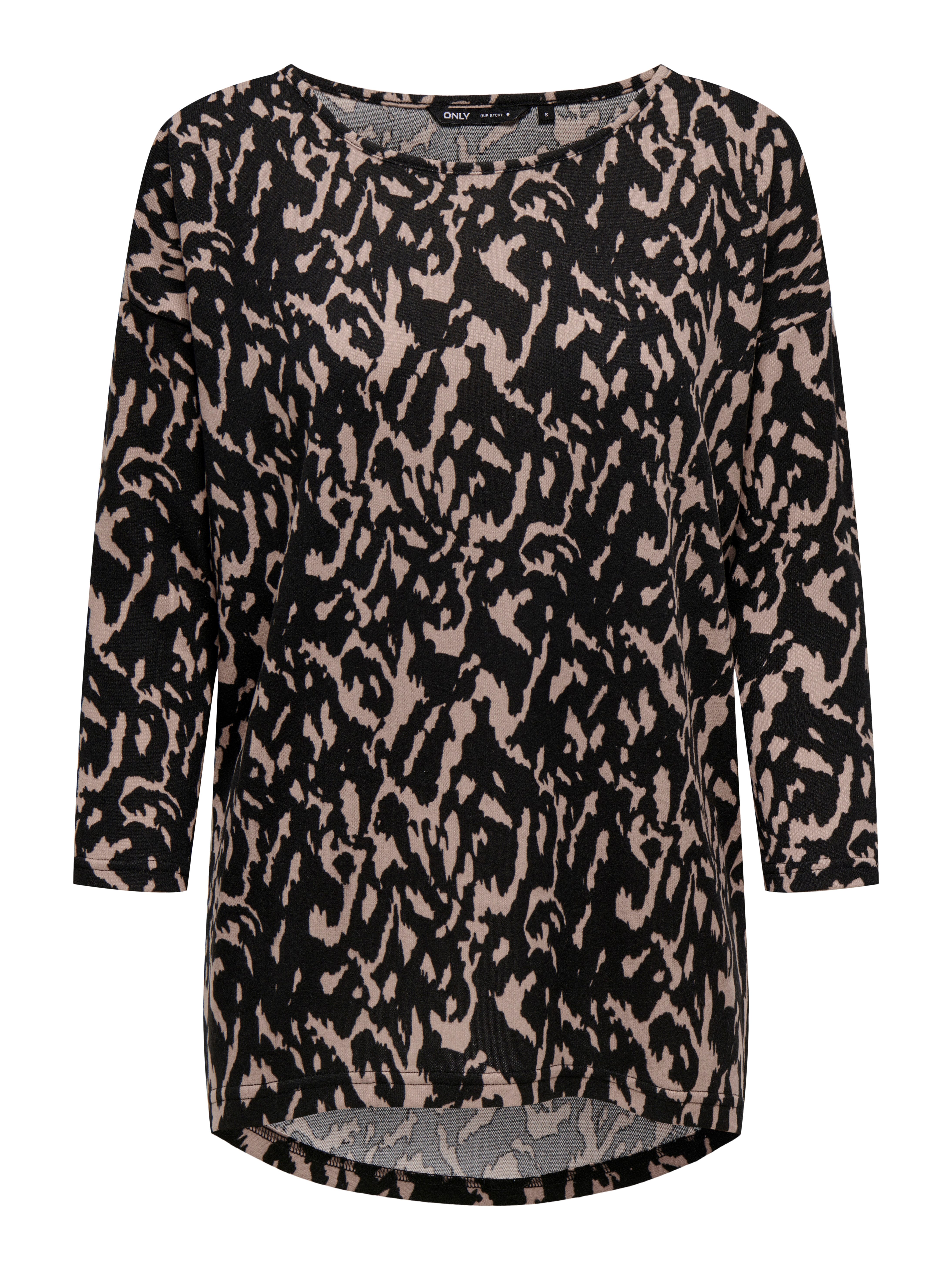 Only Shirt met 3/4 mouwen ONLELCOS 4/5 AOP TOP JRS