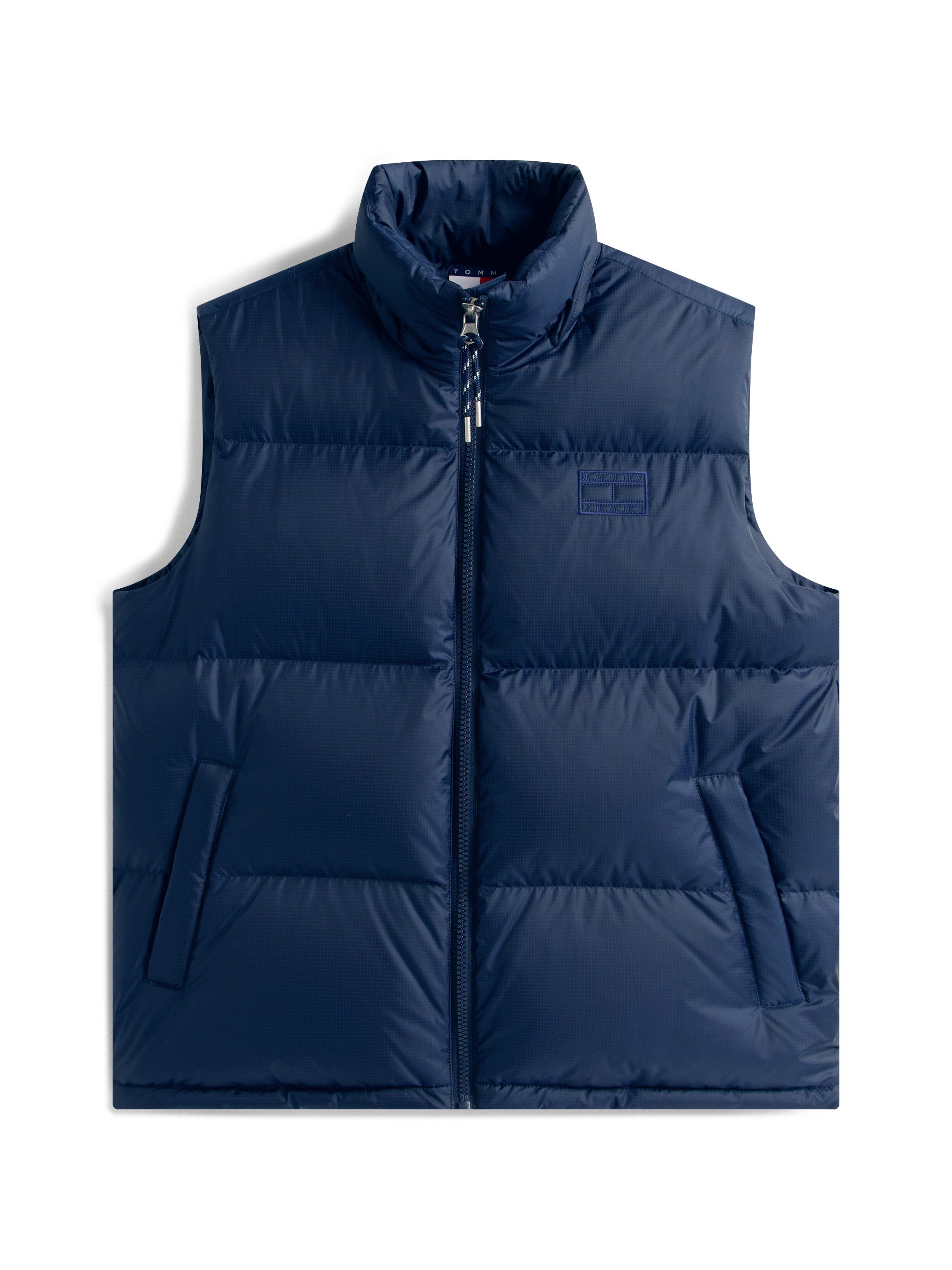 TOMMY JEANS Bodywarmer ALASKA DOWN VEST Regular fit met afneembare capuchon