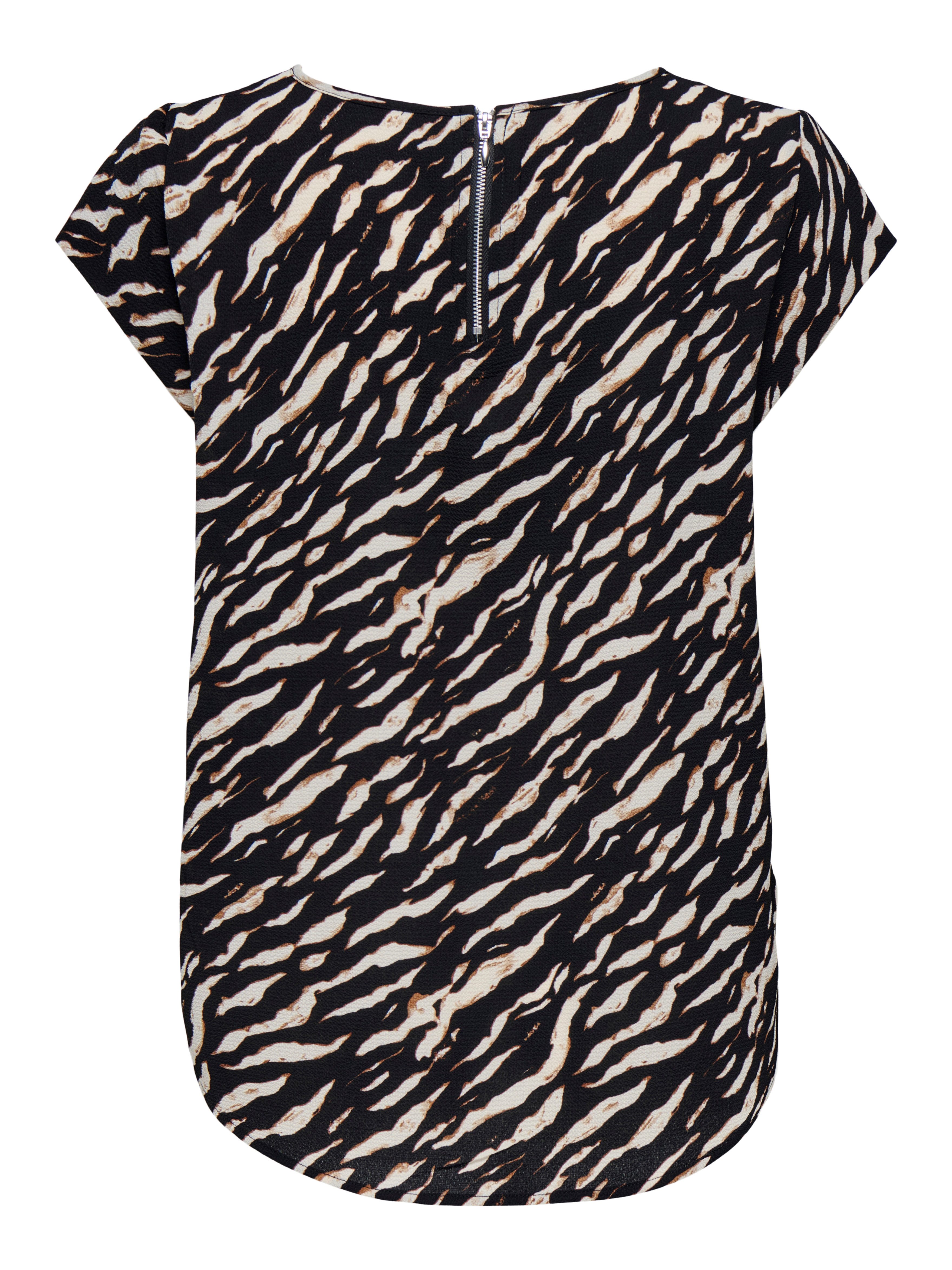 Only Shirtblouse ONLVIC S/S AOP TOP NOOS PTM
