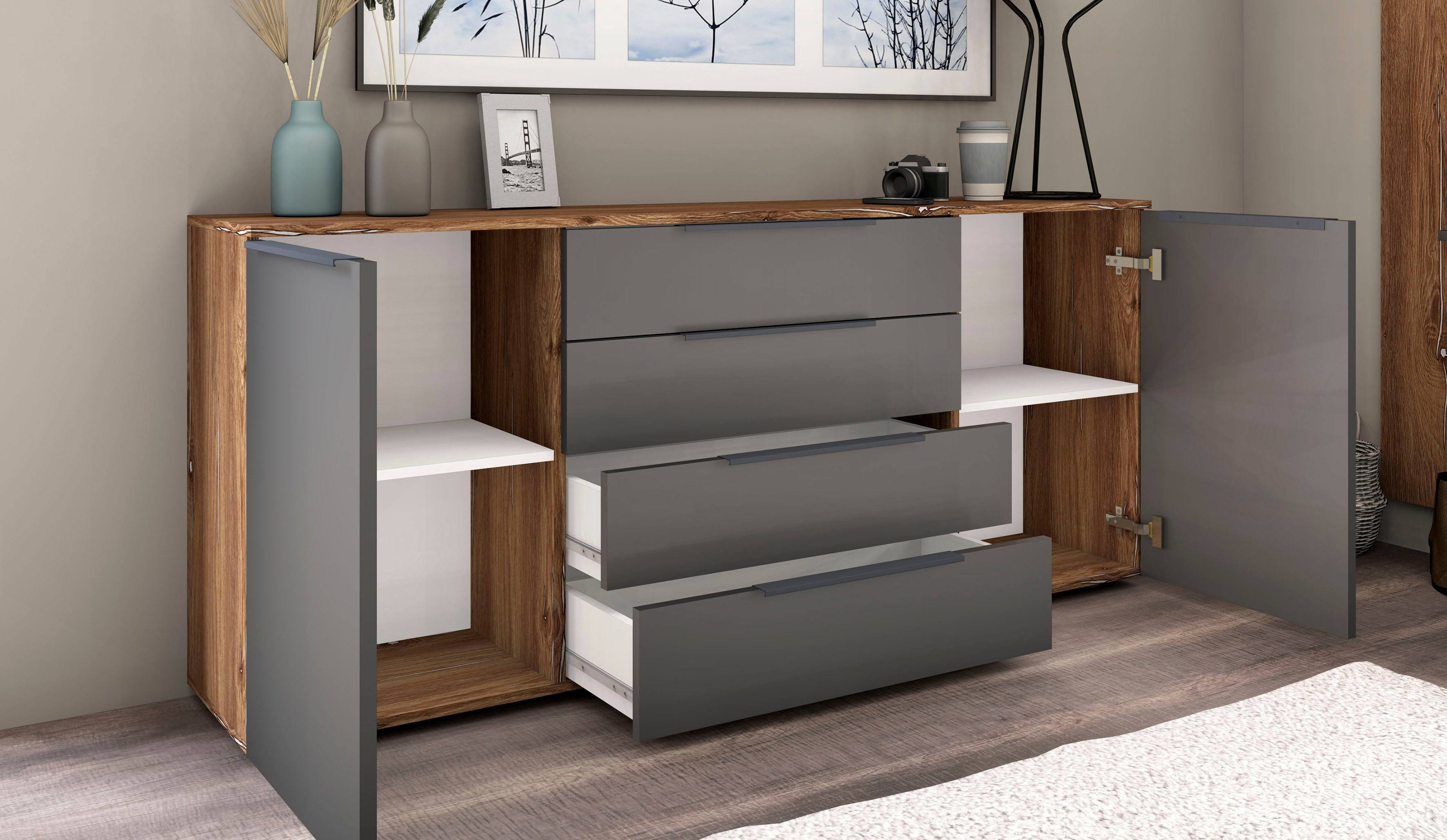 borchardt Möbel Dressoir Tom Breedte 166 cm