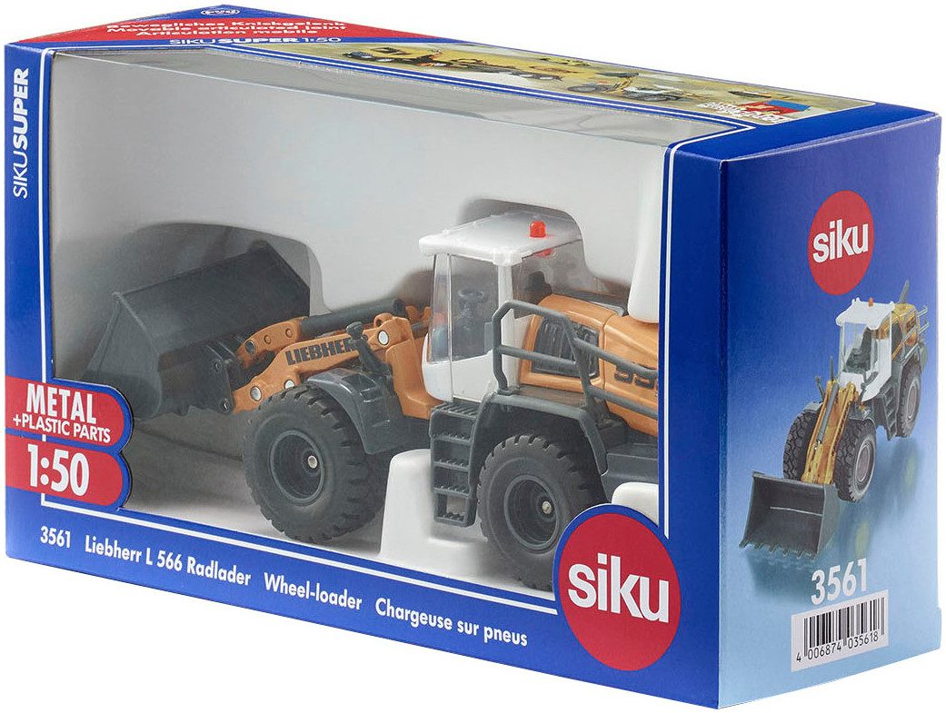 Siku Speelgoed-shovel Siku super, Liebherr L566 laadschop op wielen (3561)
