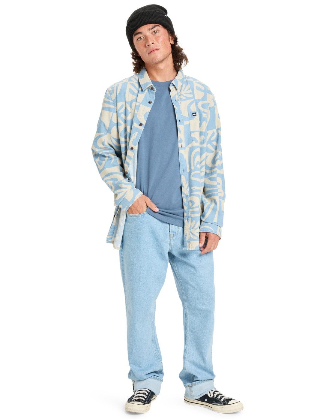 Quiksilver Overhemd met lange mouwen Motherfly Printed