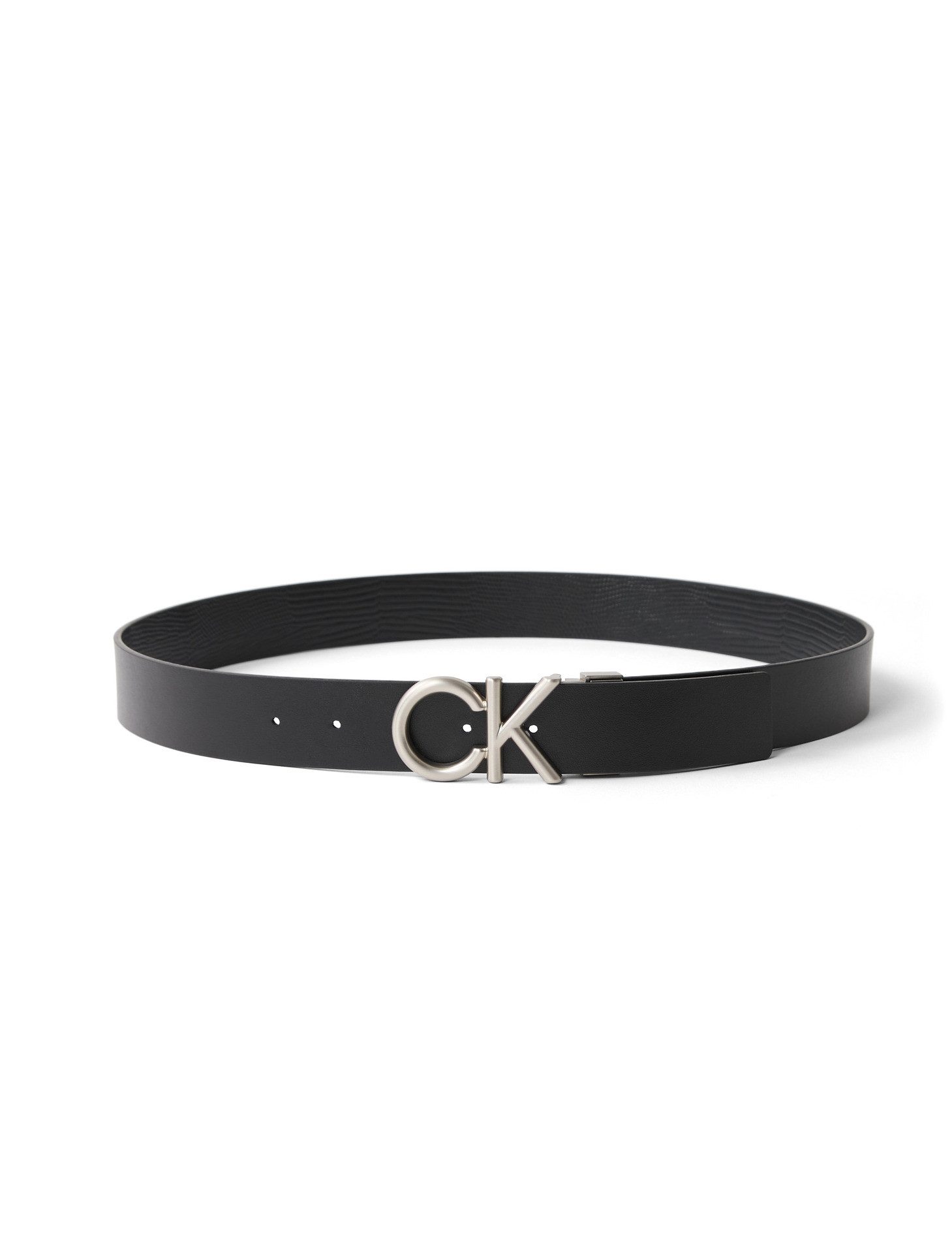 Calvin Klein Leren riem CK HALLMARK LOGO 35MM ADJ
