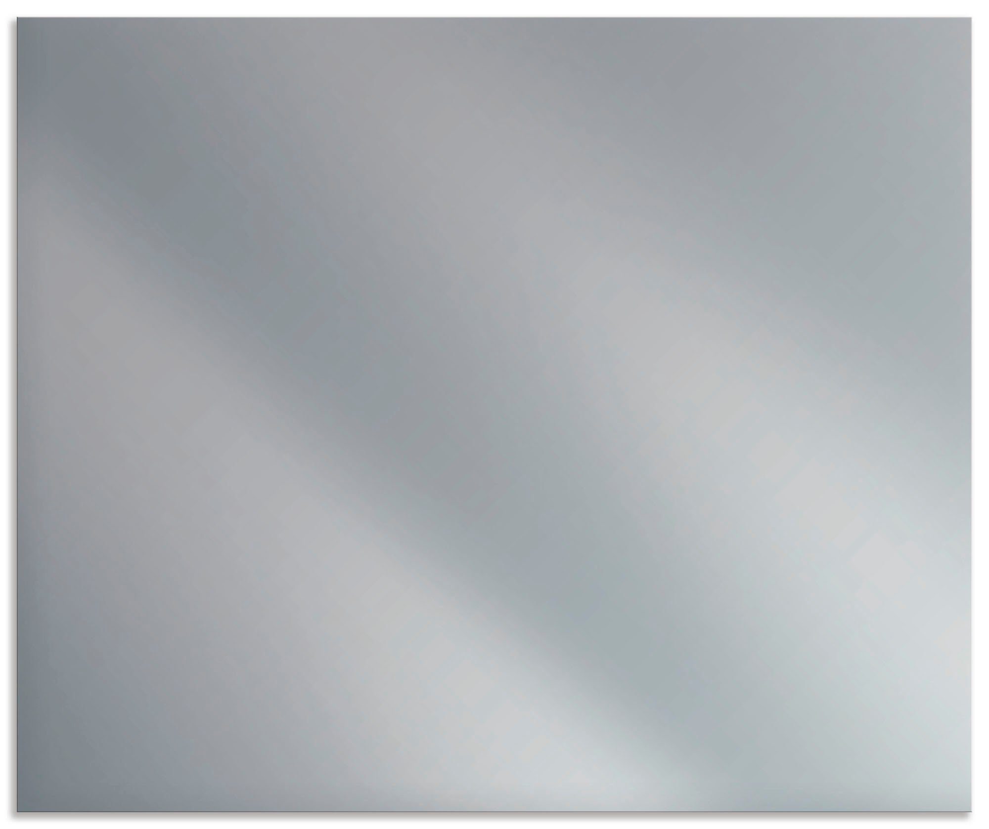 Artland Keukenwand Uni aluminium geborsteld Aluminium spatscherm met plakband, gemakkelijke montage keukenwanden zilver(kleur)