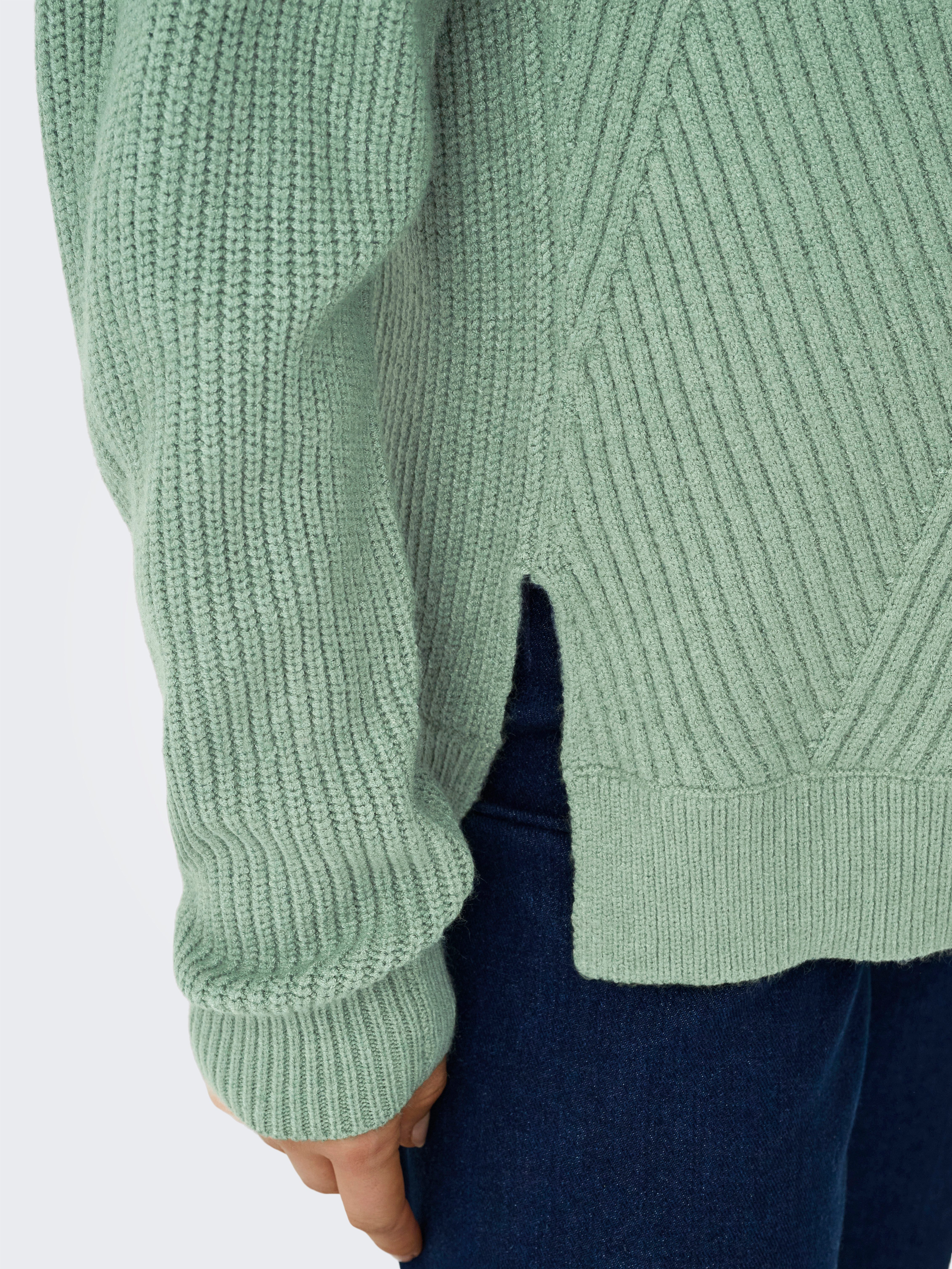 Only Gebreide trui ONLNELI LS HIGHNECK RIB PULLOVER EX KNT