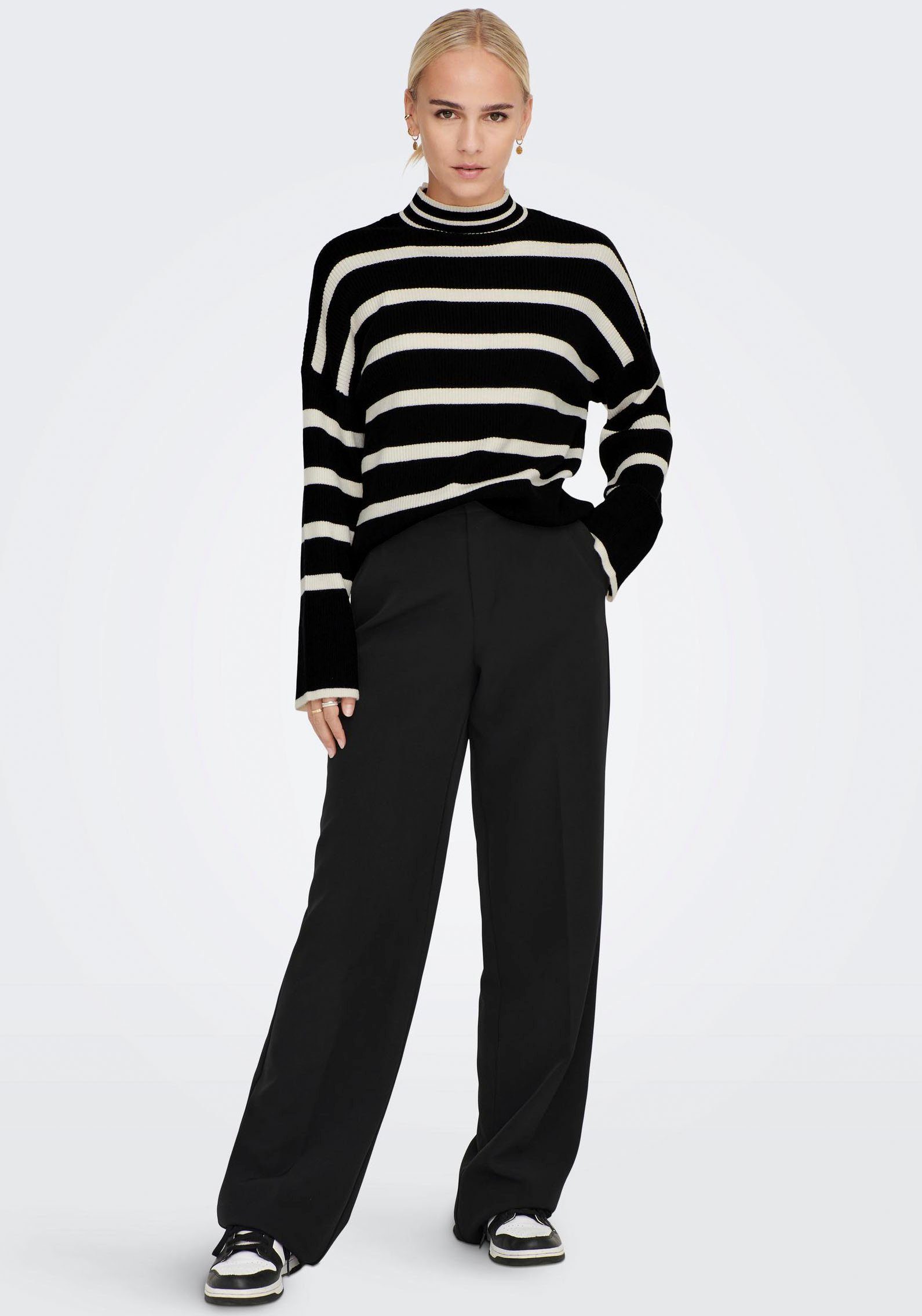 Only Trui met staande kraag ONLIBI L/S HIGNECK PULLOVER