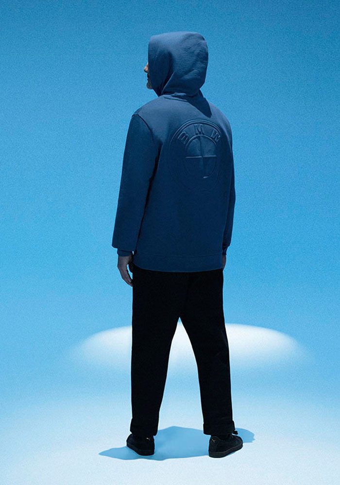 BMW Hoodie met gelijkkleurig logo op de achterkant
