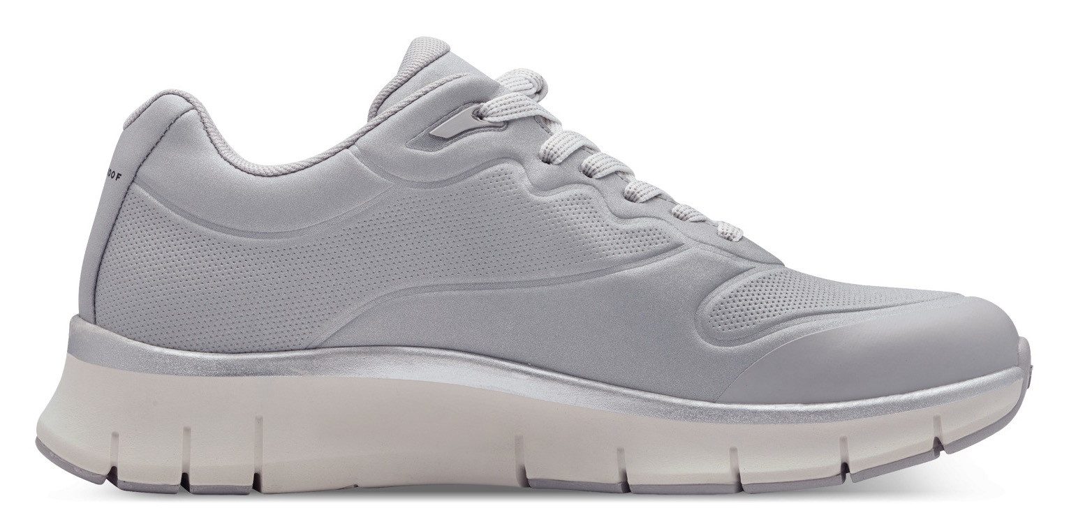 Tamaris Sneakers met sleehak vrijetijdsschoen, lage schoen, veterschoen met waterproof-uitrusting