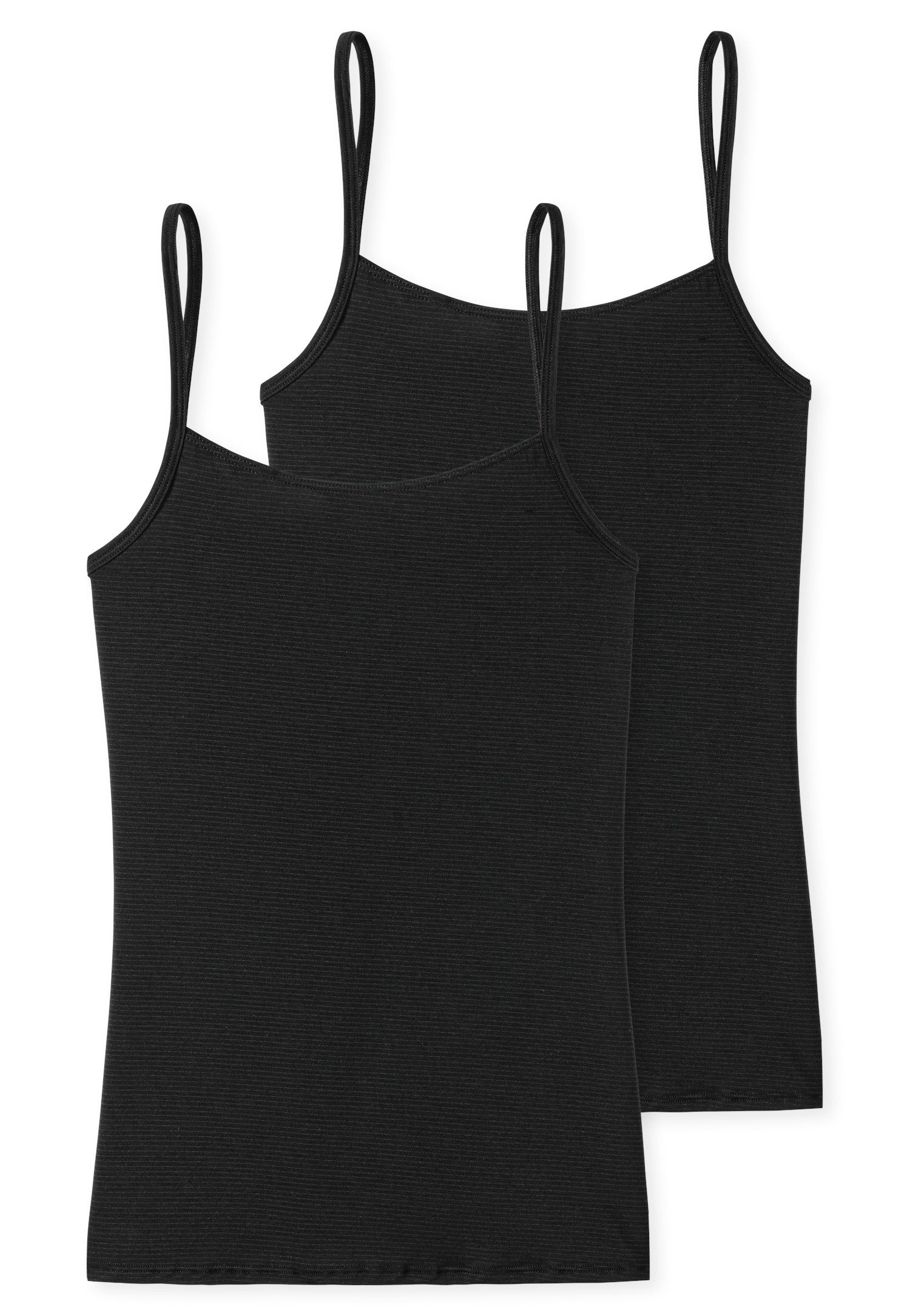 Schiesser Hemd "Modal Essentials" met hoog aandeel modal (Set van 2) dames armloze tops maat 40 zwart