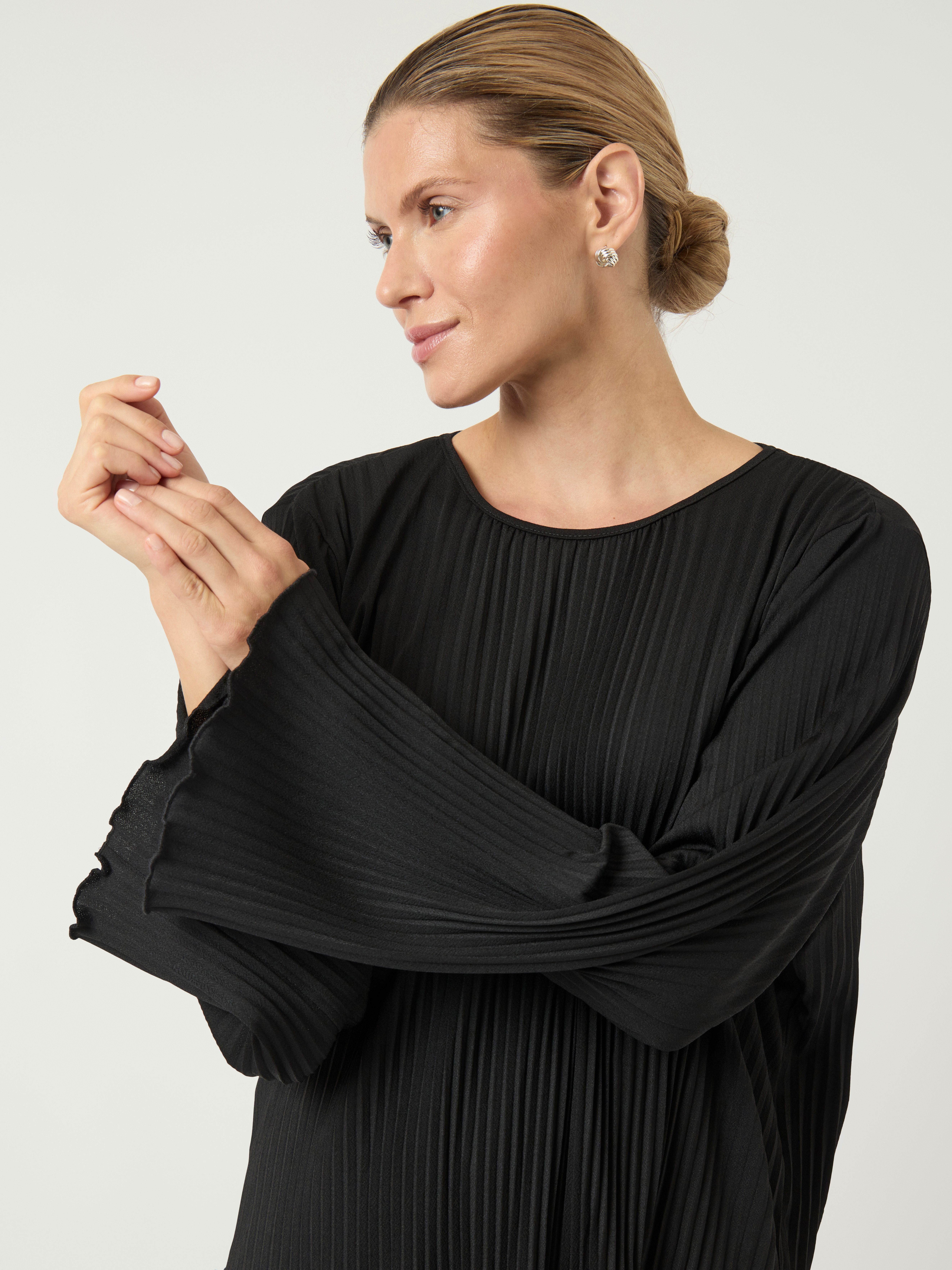 Y.A.S Plisséshirt YASALISA LS TOP S. NOOS