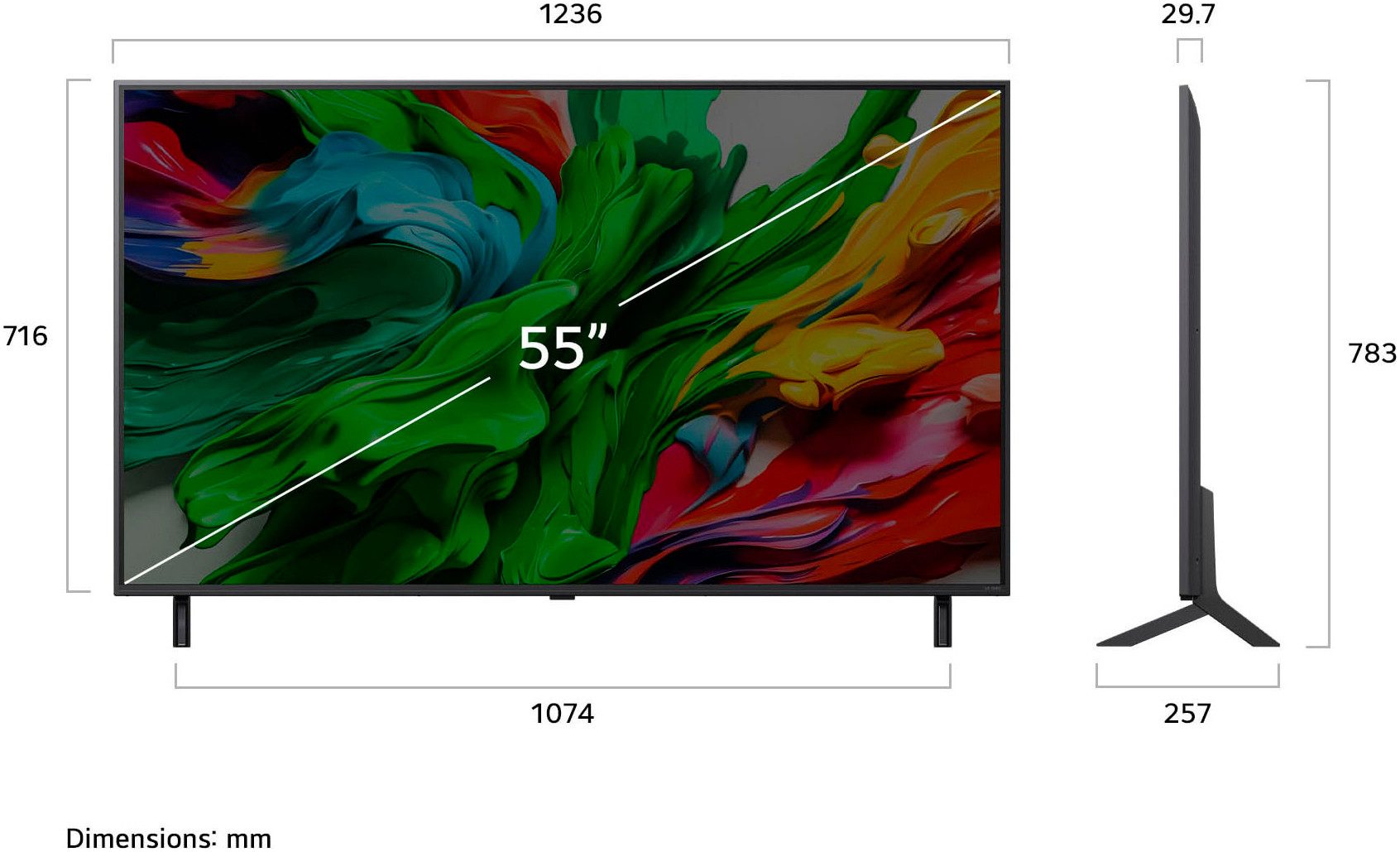 LG QNED-tv 55QNED85A6C