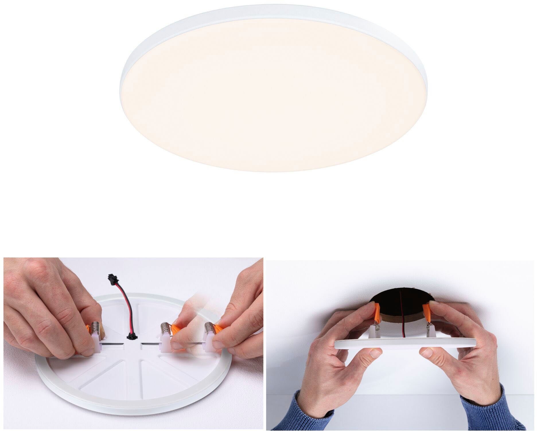 Paulmann Ledinbouwlamp Veluna VariFit Edge IP44 rond 160mm 1100lm 3000K Wit dimbaar (1 stuk)